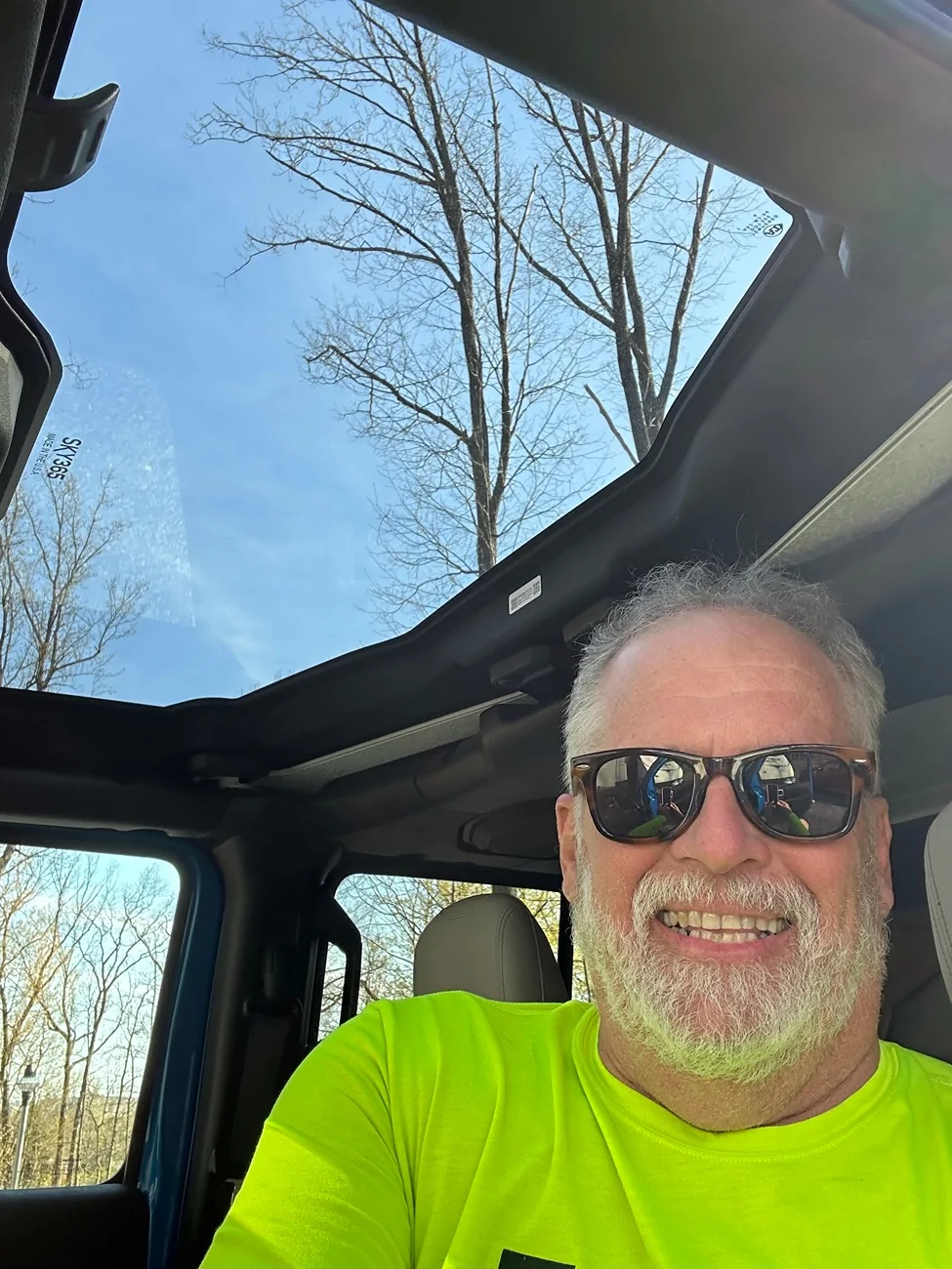 Jeep Gladiator Holy sunroof Batman! Sky365 Glass Sun Roof Panel Test Review IMG_5796