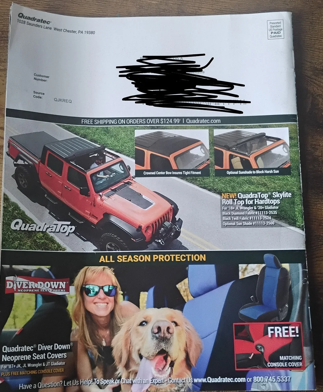 Jeep Gladiator Got the Quadratec Spring 2026 Jeep parts catalog. 1000023459