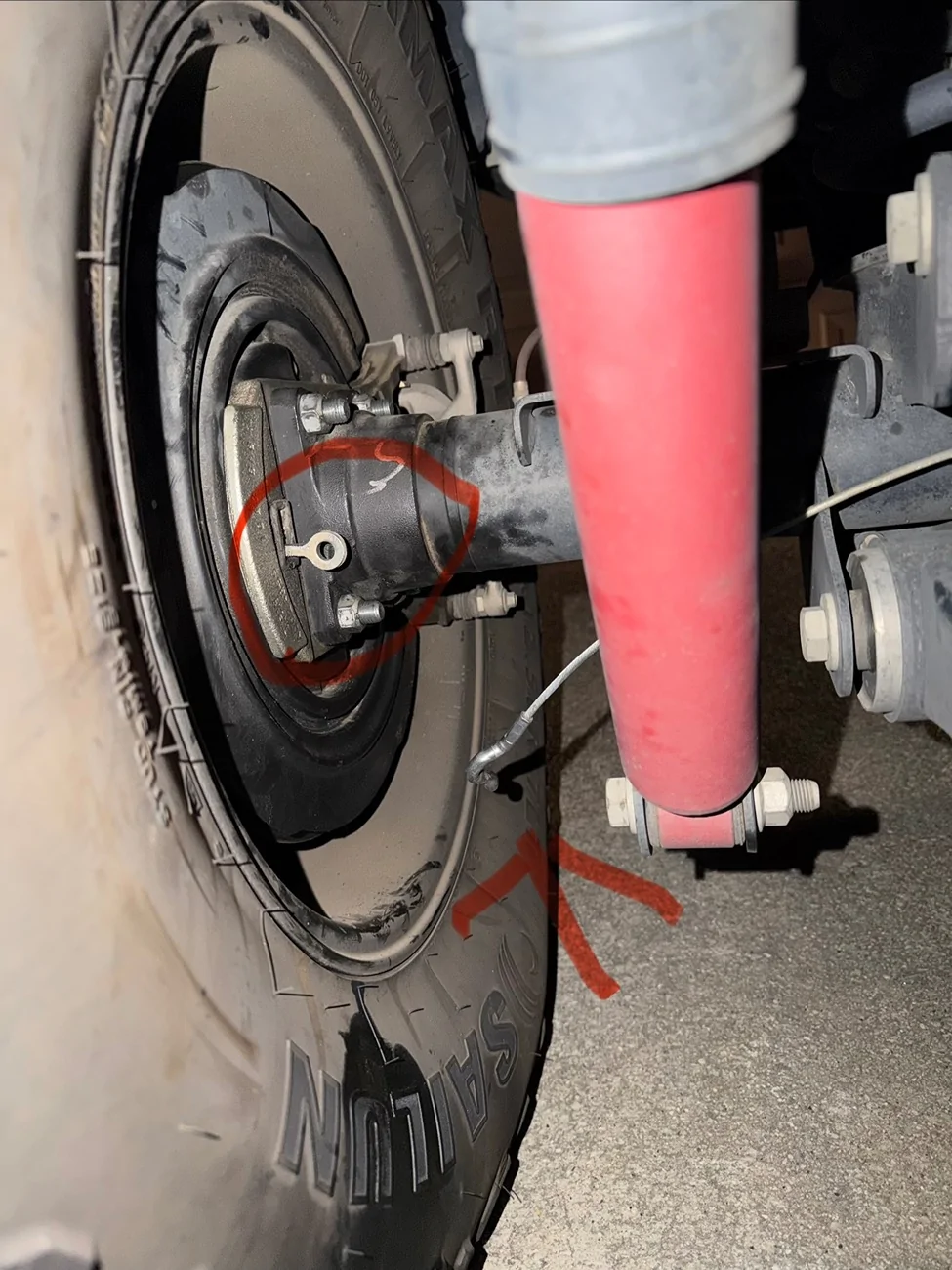 Jeep Gladiator Reattach Park brake cable IMG_4454