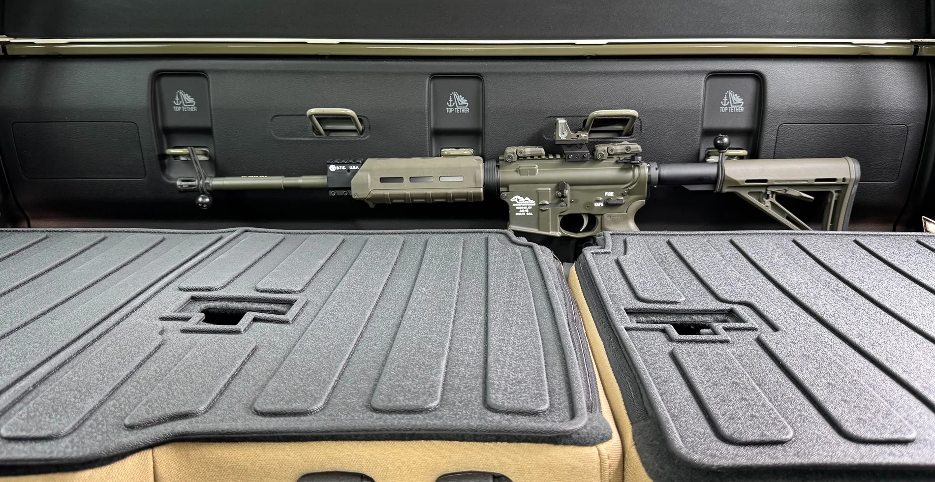 Jeep Gladiator Gun Guys, how do you transport your guns to the range in your Gladiators? IMG_2526