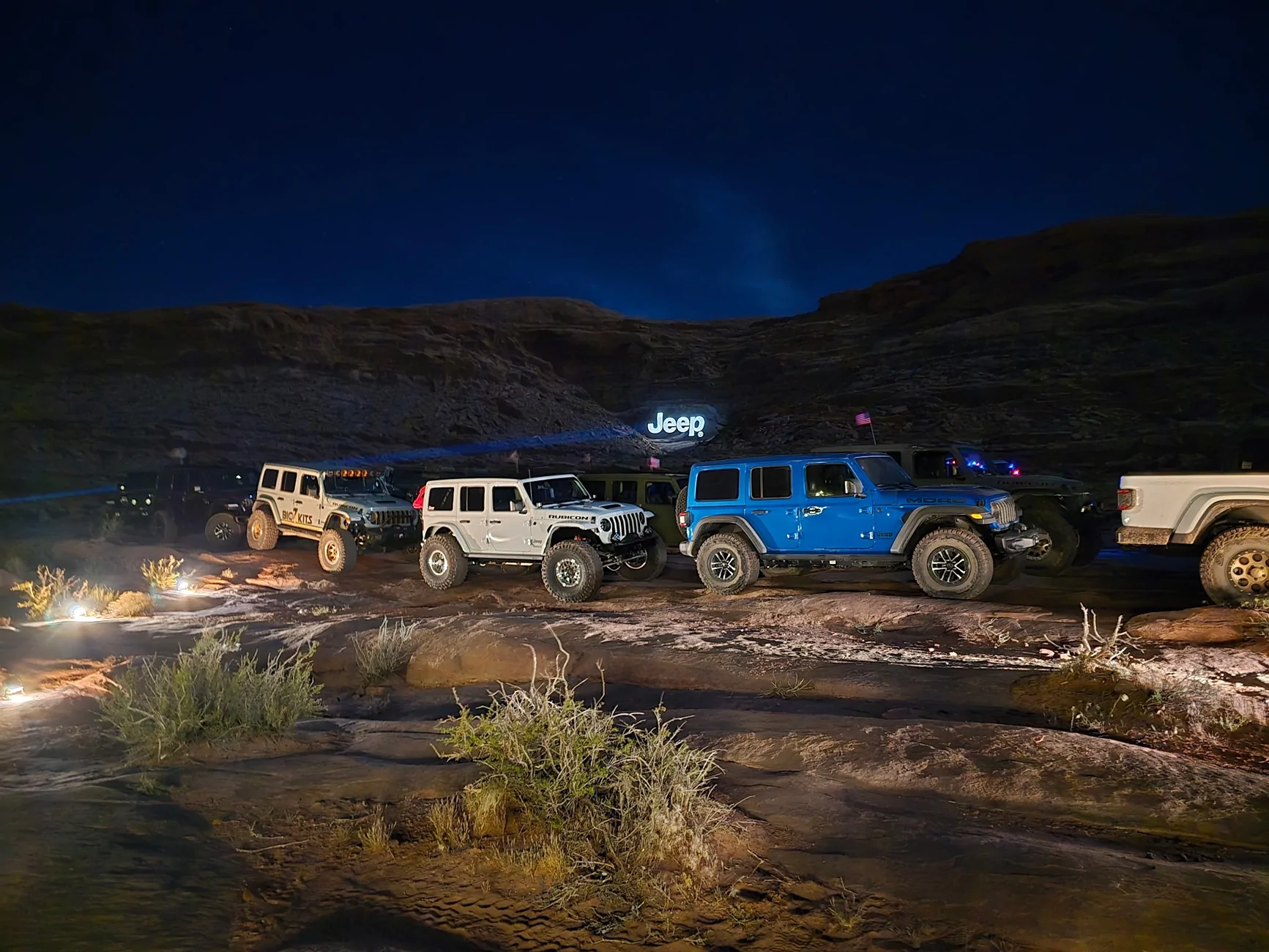 Jeep Gladiator 60th Easter Jeep Safari Night Run 8