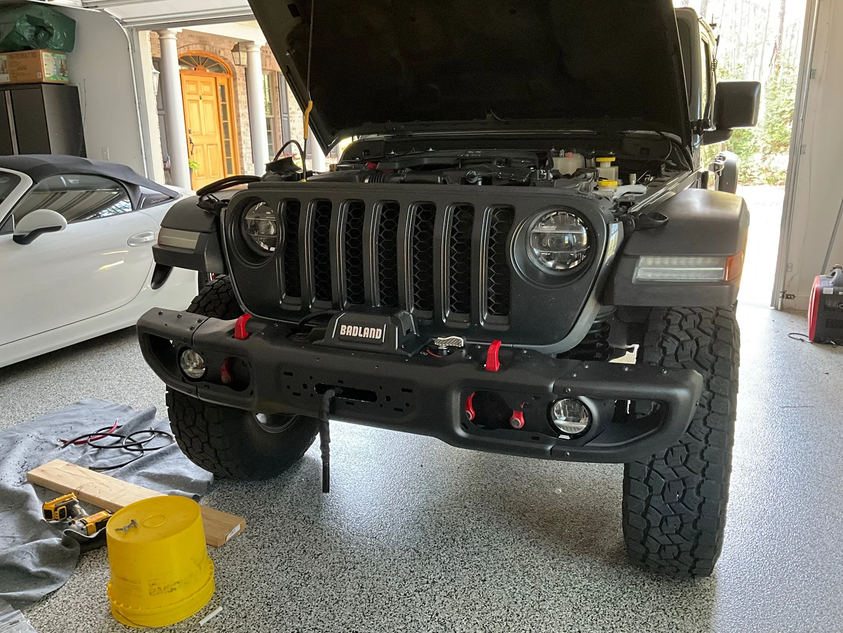 Jeep Gladiator Does a winch/bumper affect a Mojave IMG_0589