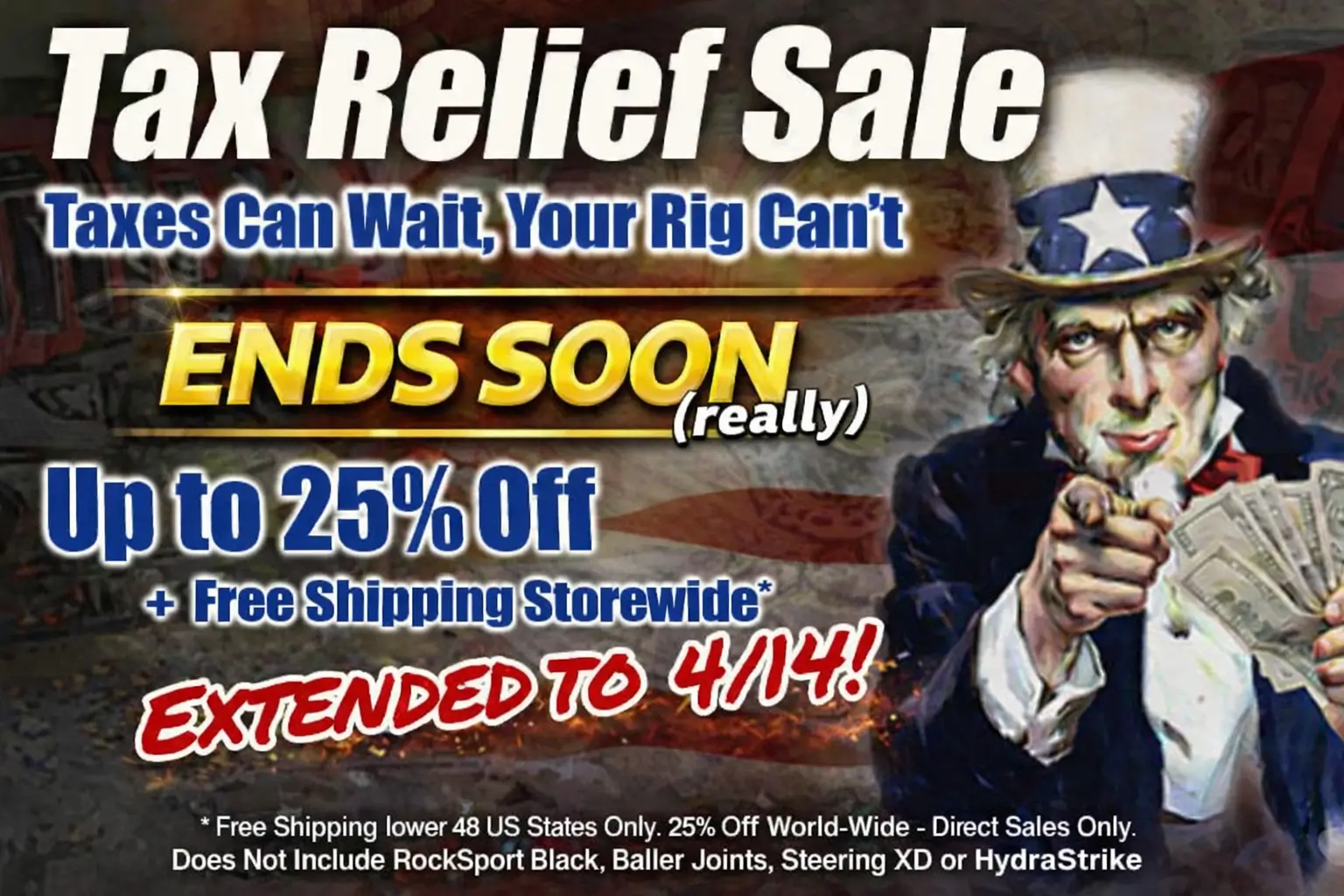 Jeep Gladiator Tax Relief Sale - Up to 25% Off - On Now! 1776200461099-z0