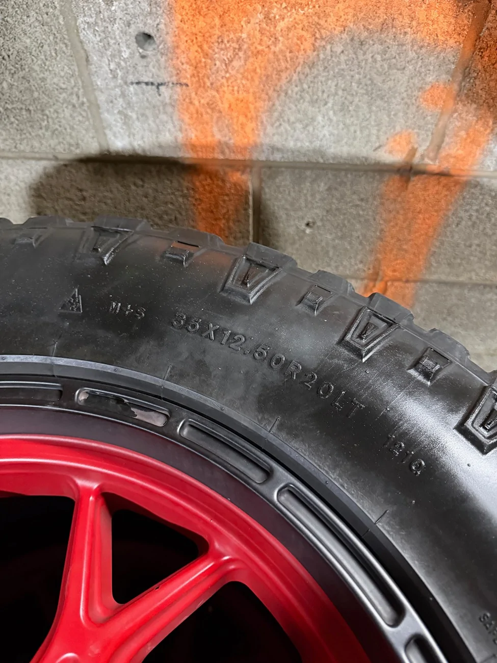 Jeep Gladiator 20" Rims with 35" Goodyear Duratrac Tires IMG_1102