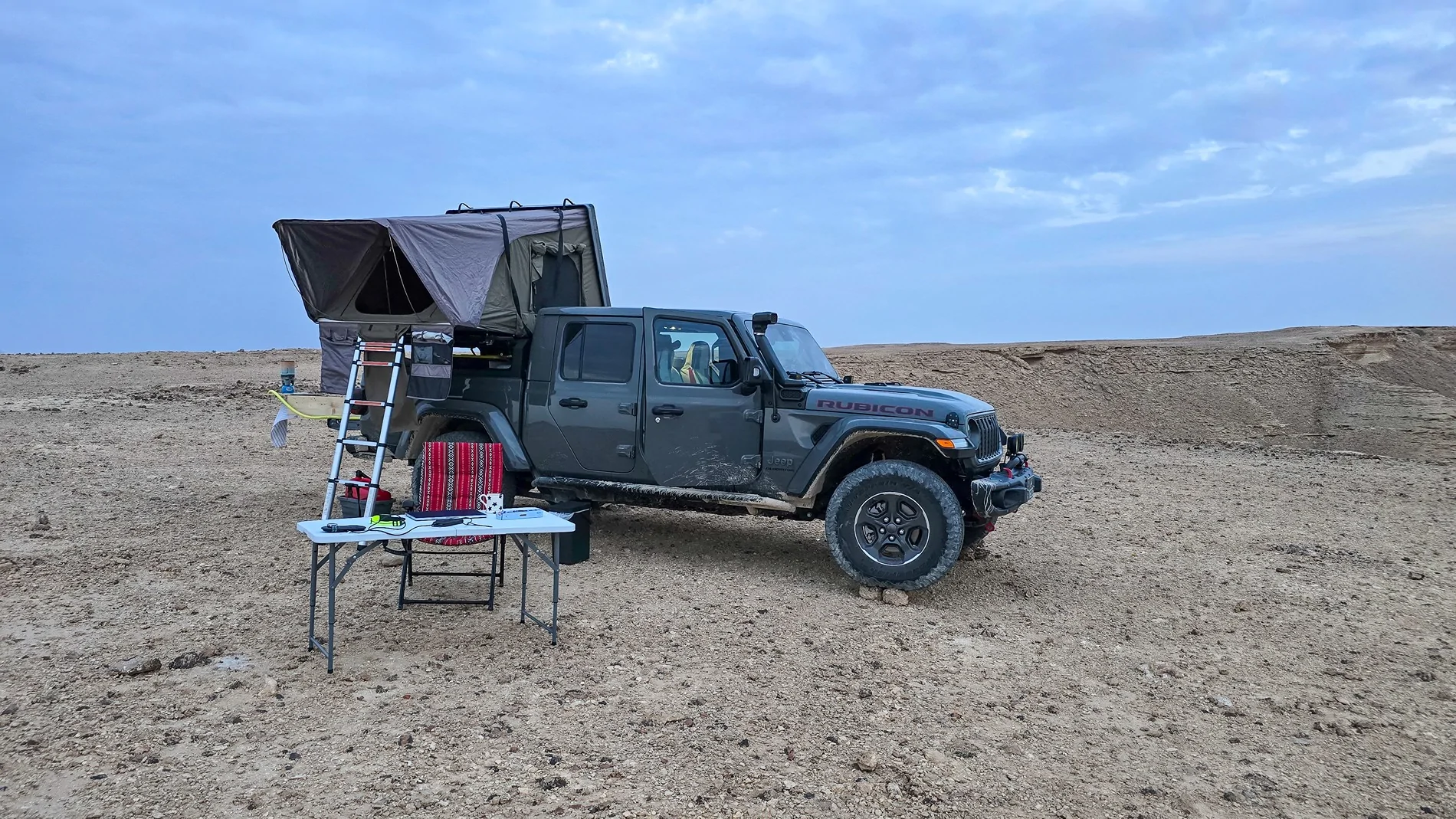 Jeep Gladiator 6132 miles, 16 countries, Qatar to the UK 20240402_181937-2