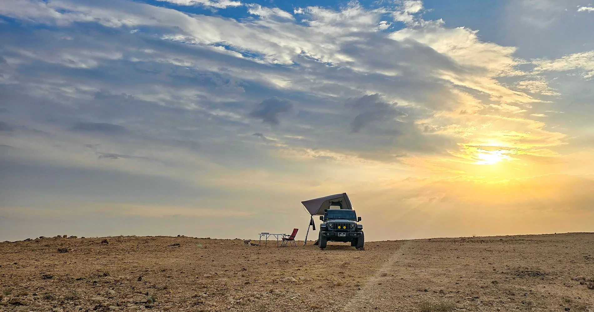 Jeep Gladiator 6132 miles, 16 countries, Qatar to the UK 20240403_063648-2