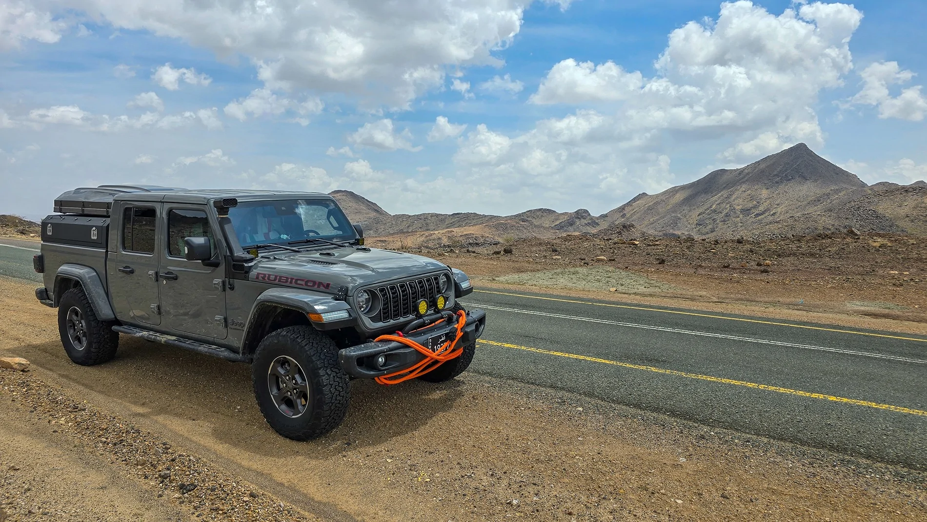 Jeep Gladiator 6132 miles, 16 countries, Qatar to the UK 20240404_114527-2