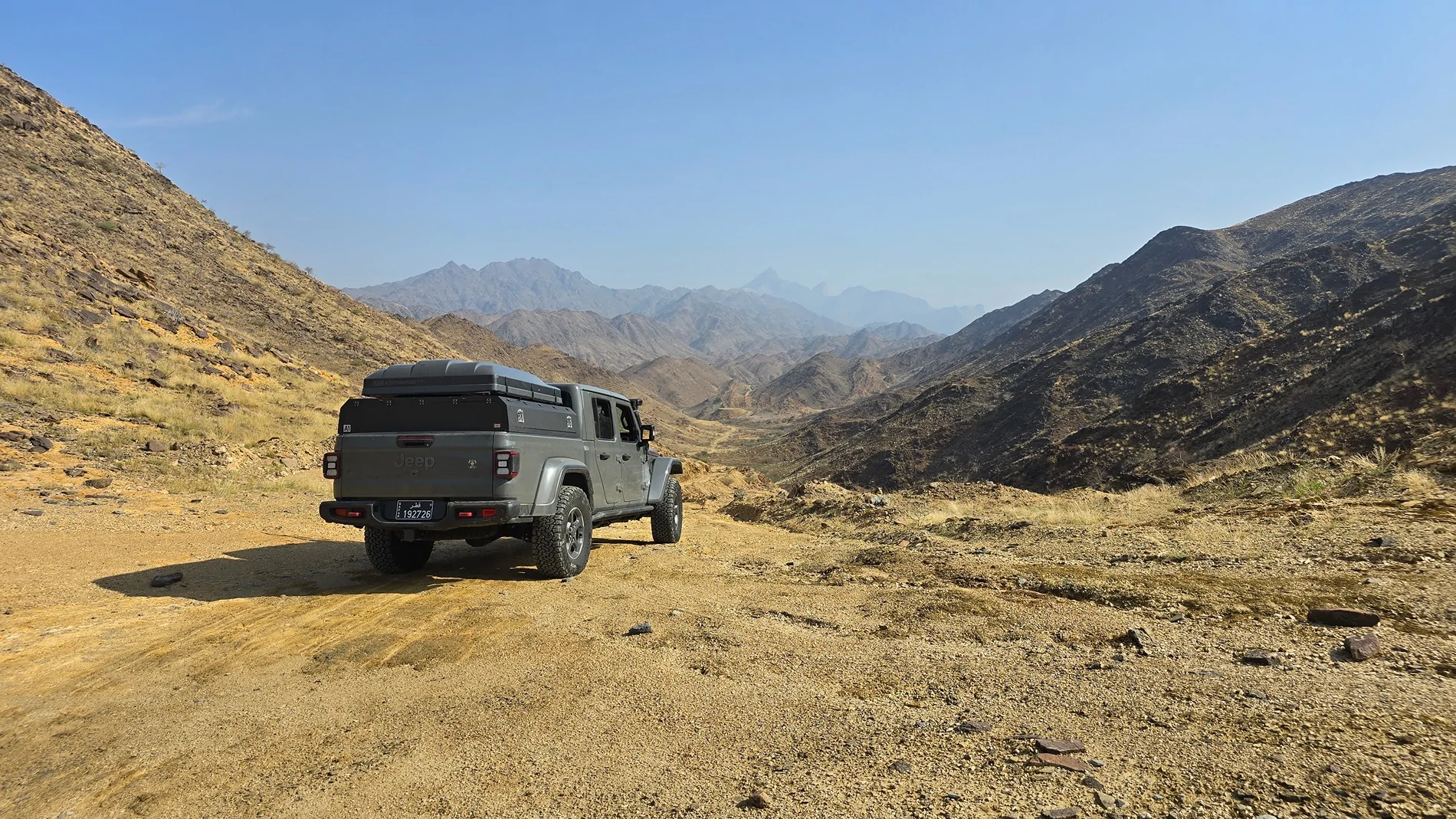 Jeep Gladiator 6132 miles, 16 countries, Qatar to the UK 20240405_084155