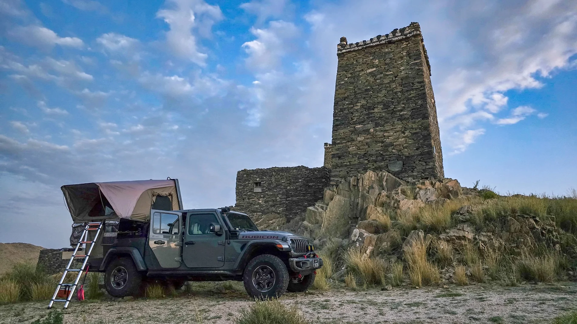 Jeep Gladiator 6132 miles, 16 countries, Qatar to the UK 20240405_185358