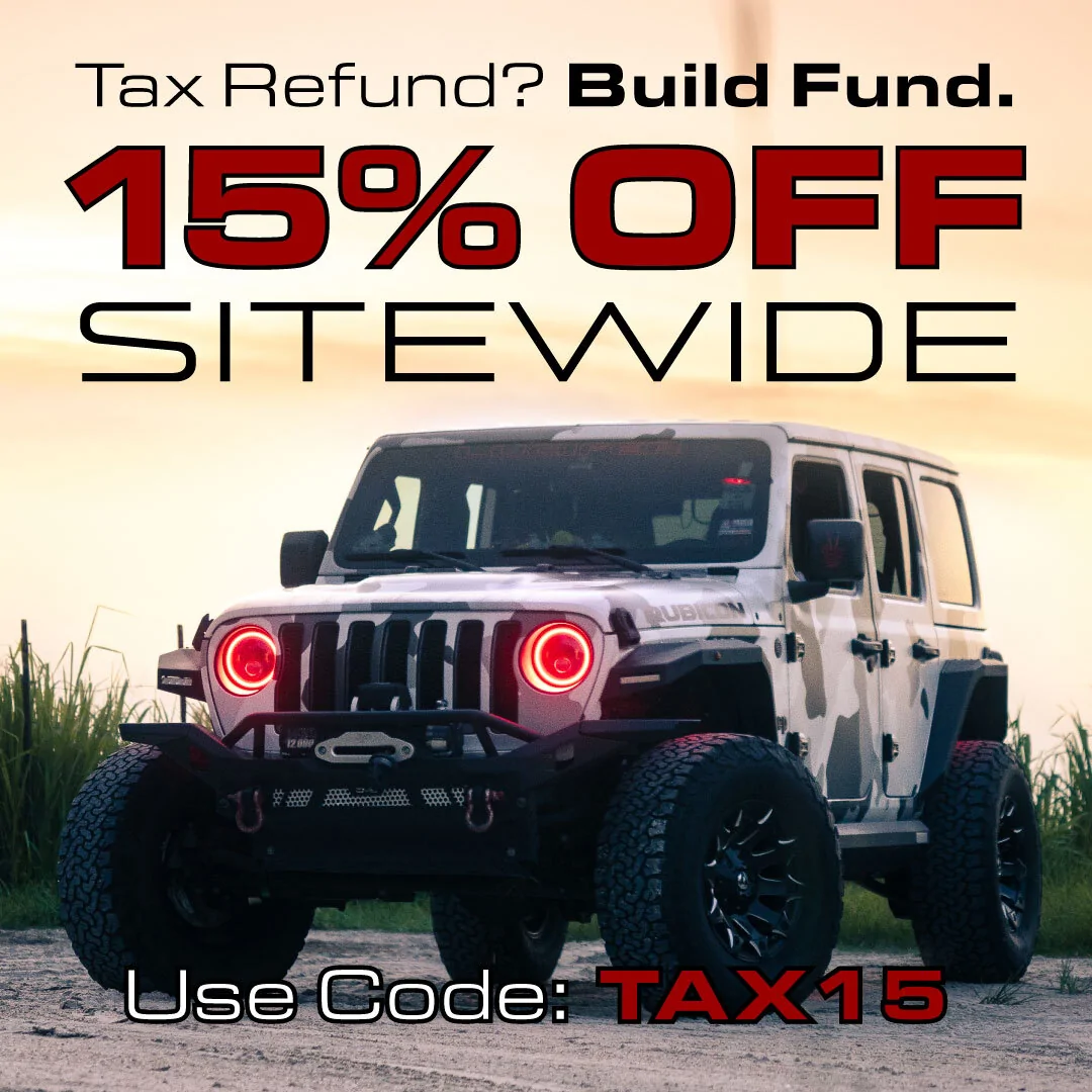 Jeep Gladiator Tax refund season = upgrade season? 👀 15% Sale Sitewide! taxsale-jeepJL