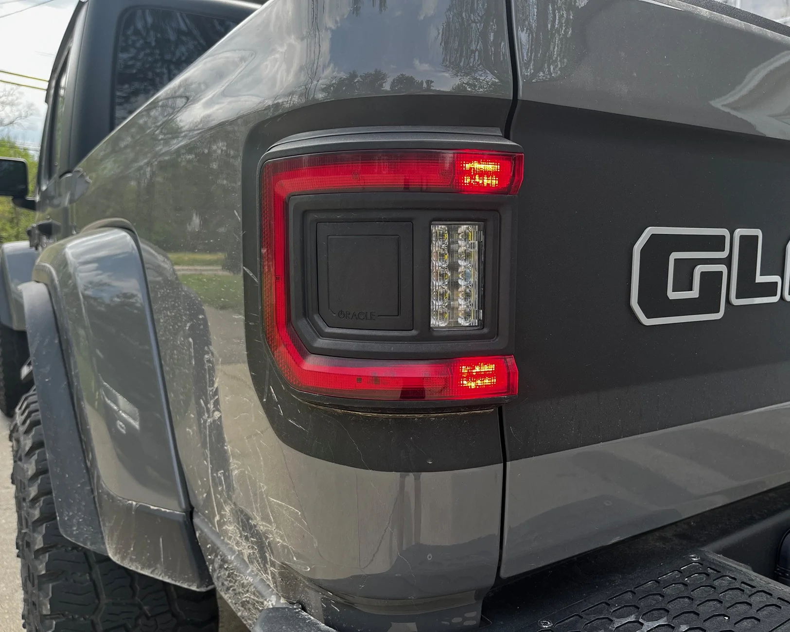 Jeep Gladiator Oracle Flush Mount Tail Lights Issues driver side 1