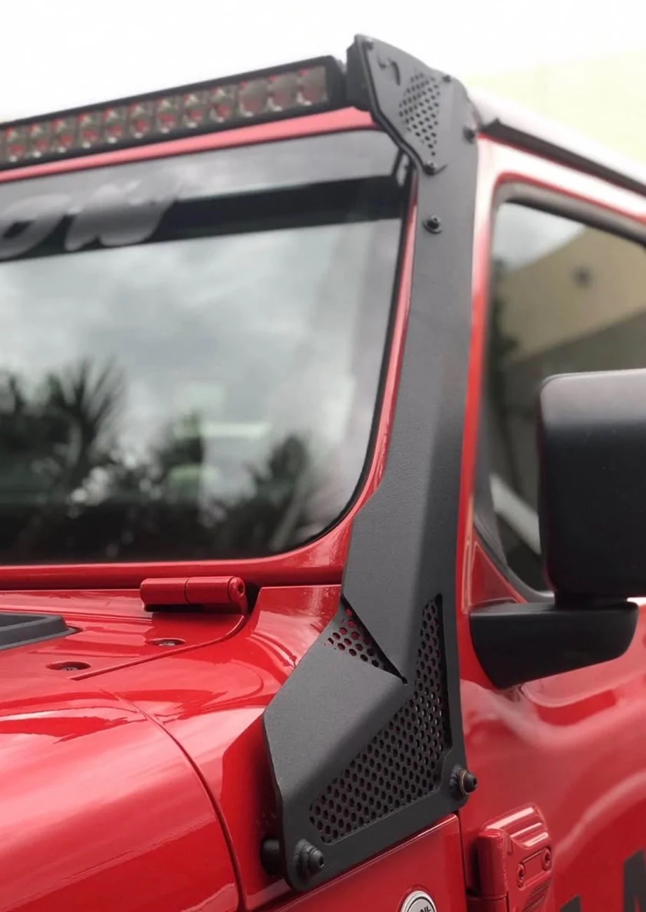 Jeep Gladiator Jeep Go Rhino XE 51 Windshield LED Light Frame Brackets / Mounts IMG_9434