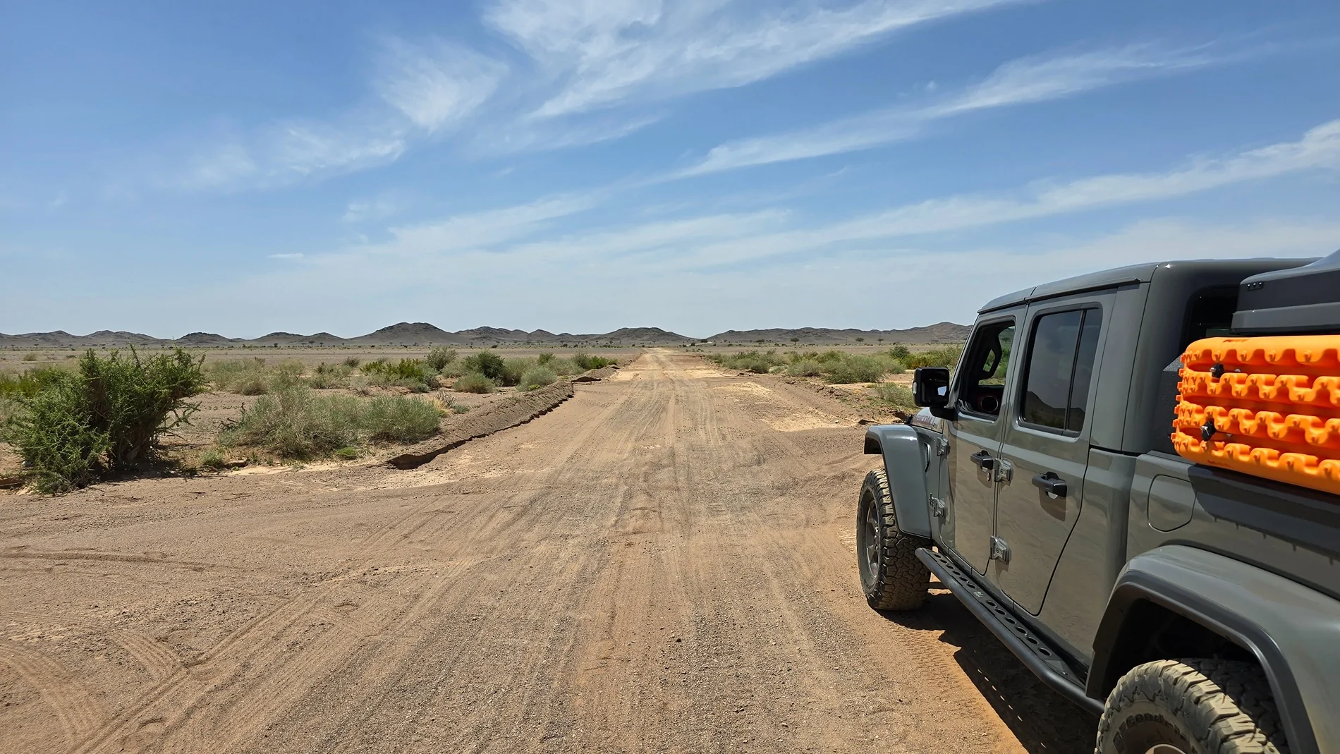Jeep Gladiator 6132 miles, 16 countries, Qatar to the UK 20240425_133218