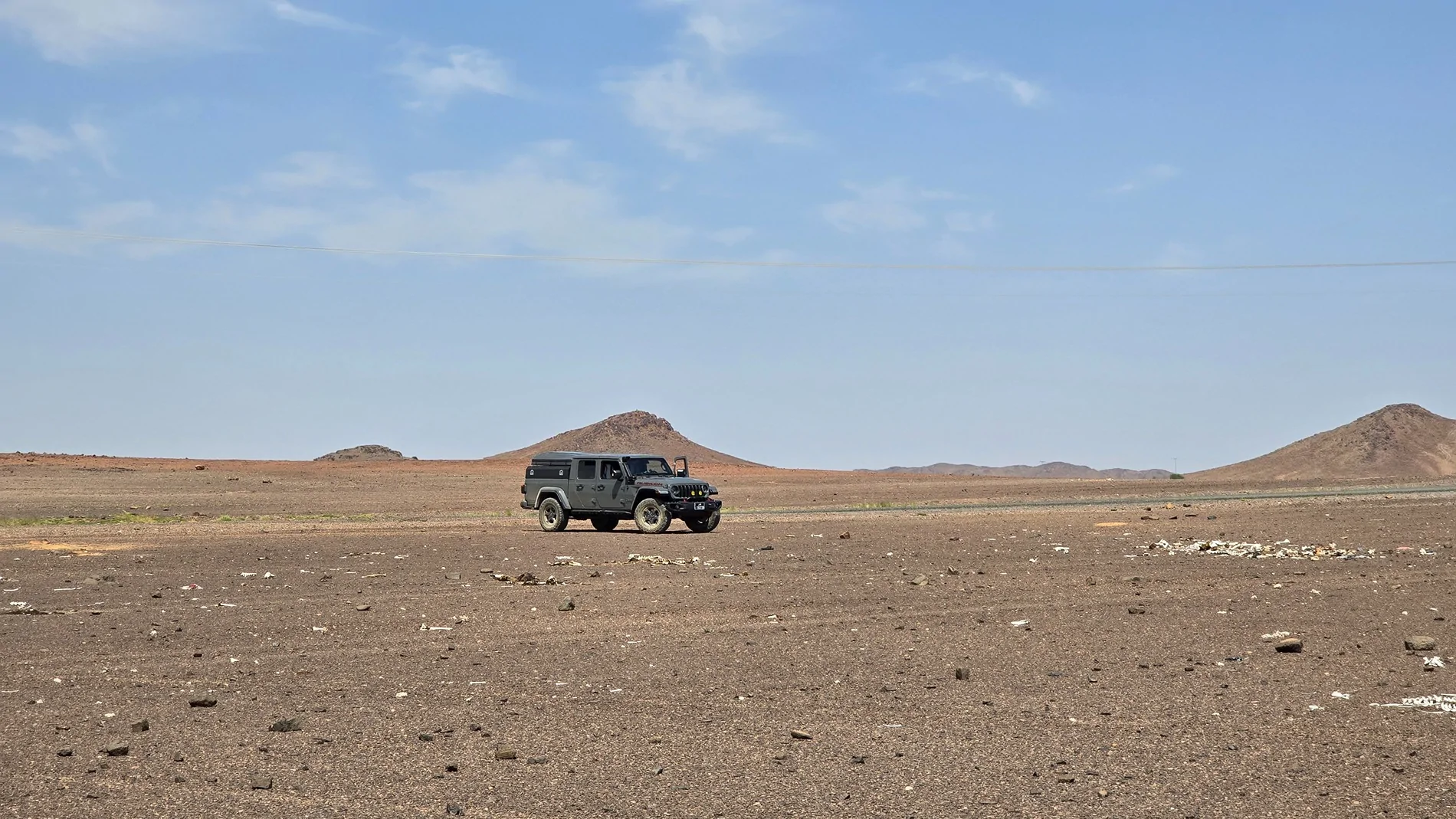 Jeep Gladiator 6132 miles, 16 countries, Qatar to the UK 20240425_135859