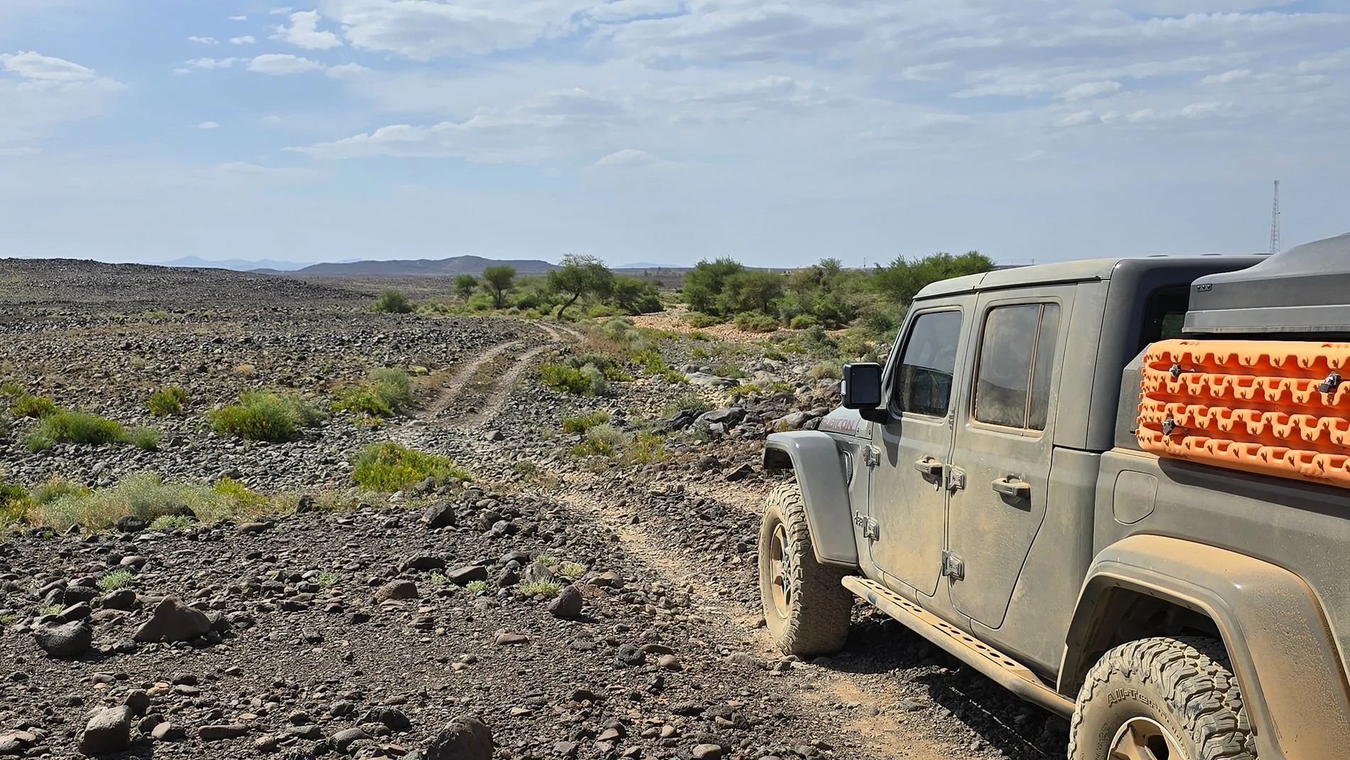 Jeep Gladiator 6132 miles, 16 countries, Qatar to the UK 20240425_150948