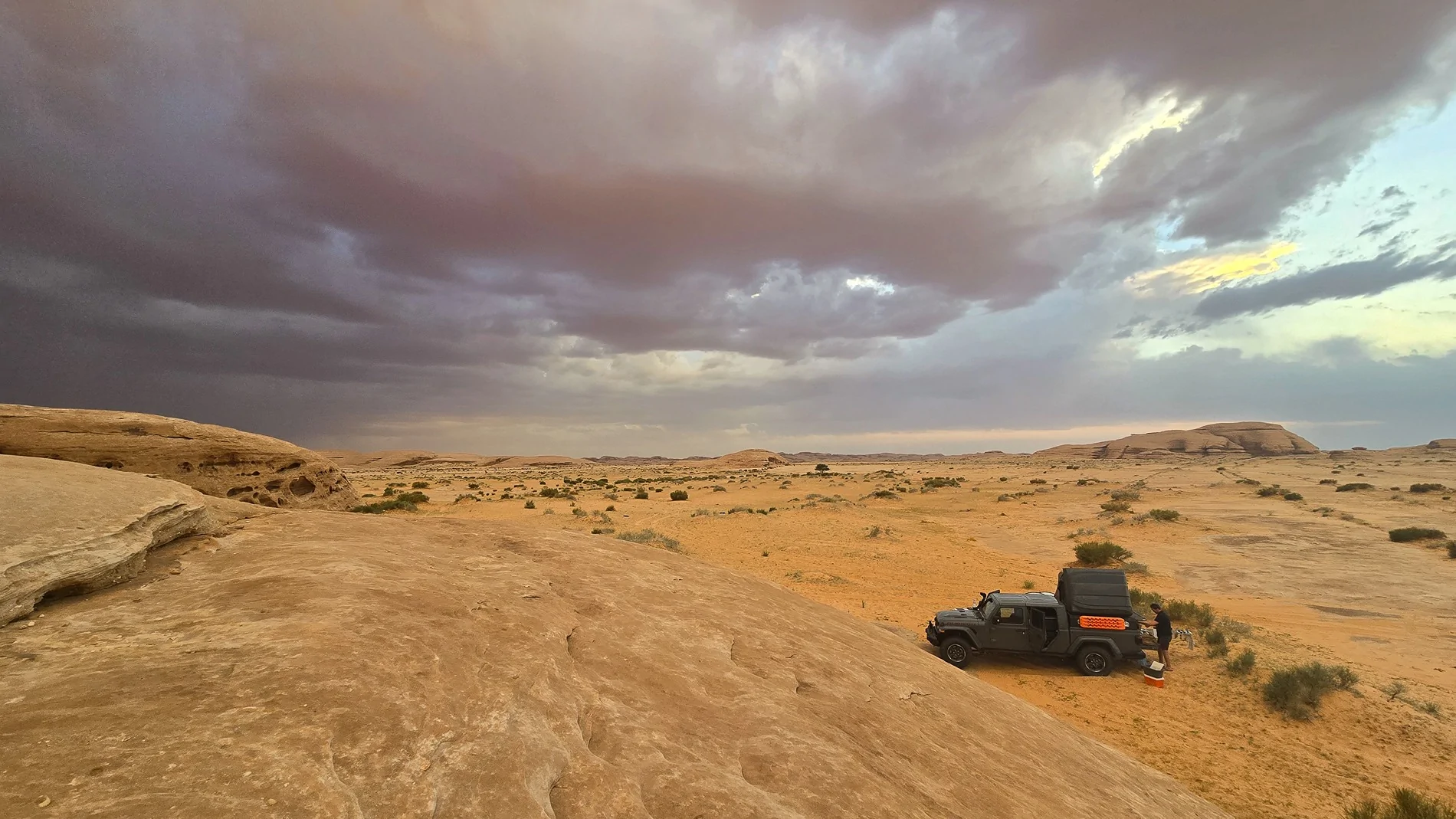 Jeep Gladiator 6132 miles, 16 countries, Qatar to the UK 20240427_184710-2