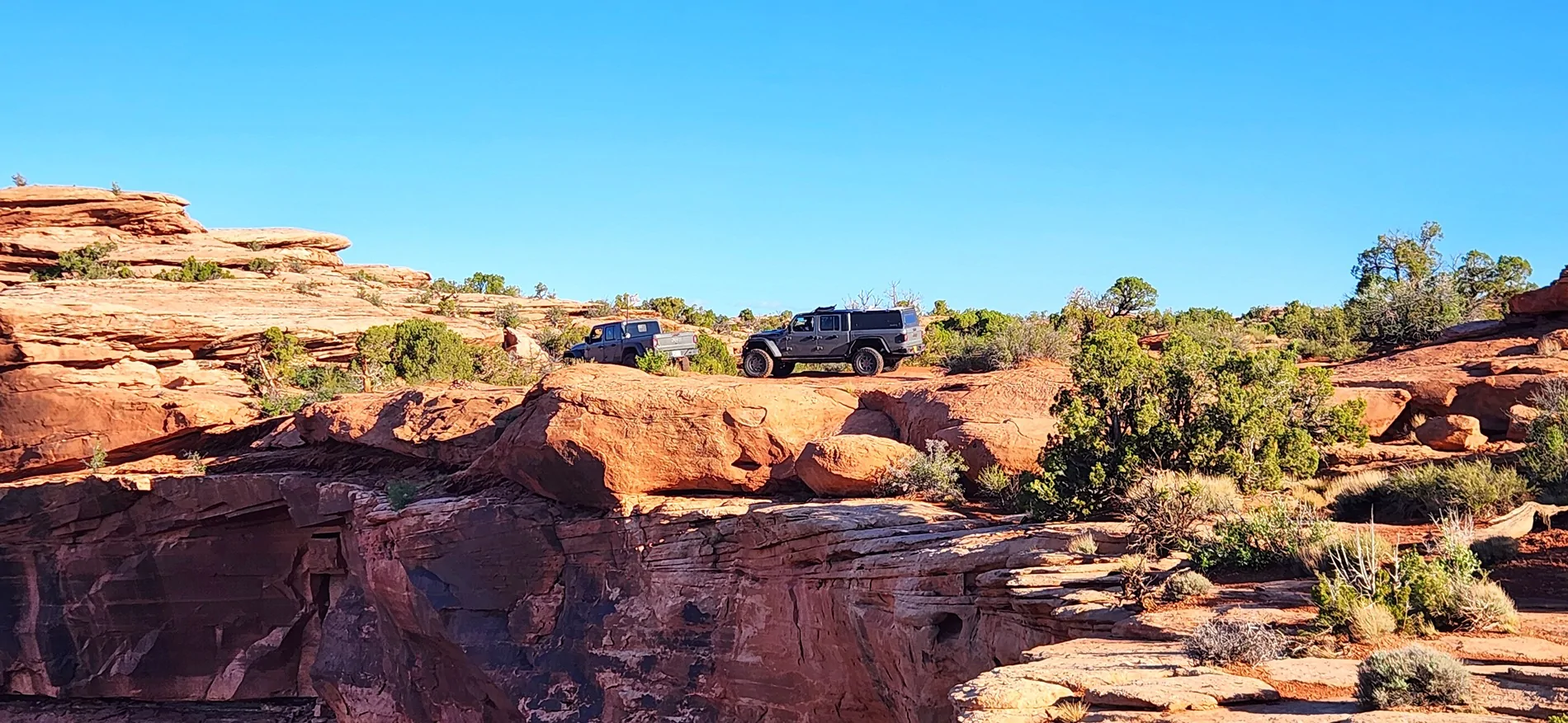 Jeep Gladiator 60th Easter Jeep Safari Day 4 Hellroaring Canyon North Rim 20260402_084746