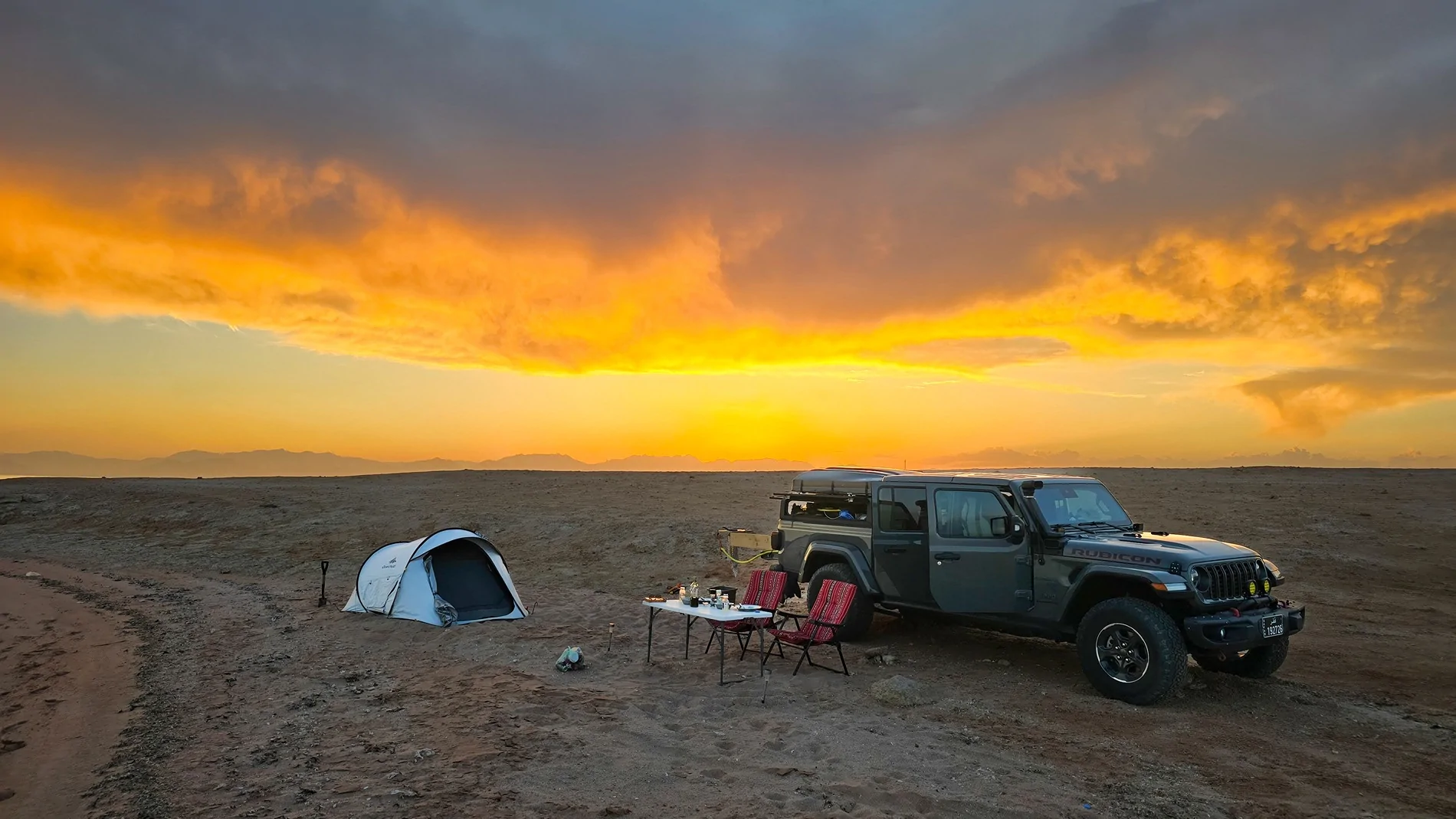 Jeep Gladiator 6132 miles, 16 countries, Qatar to the UK 20240430_191006