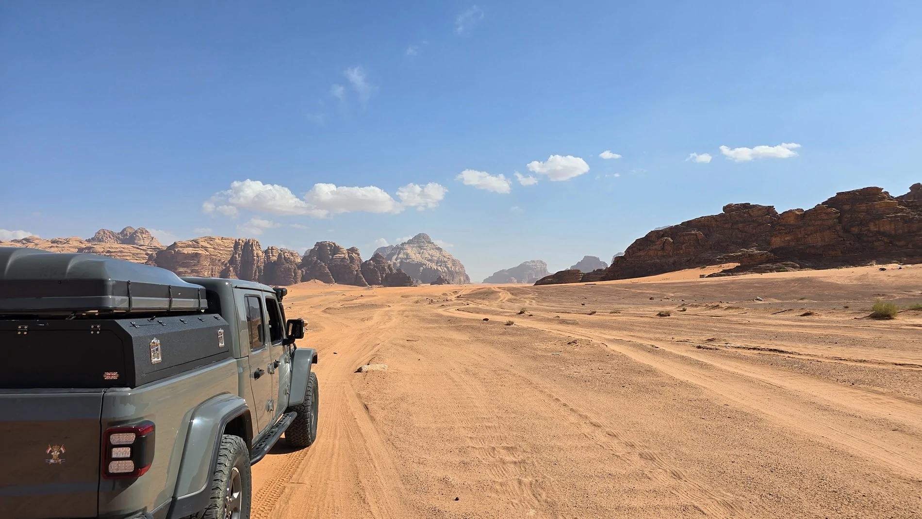 Jeep Gladiator 6132 miles, 16 countries, Qatar to the UK 20240501_160119