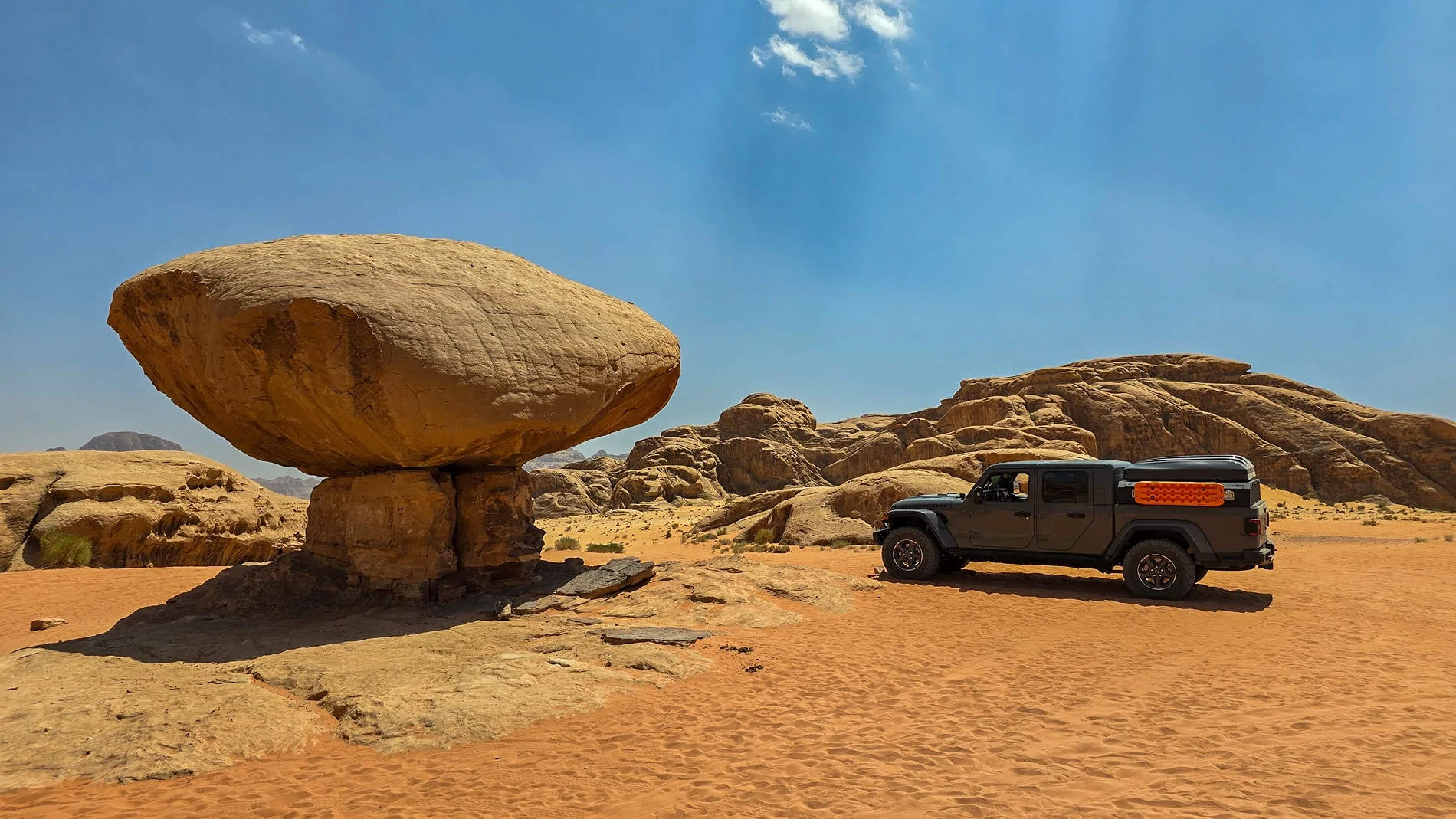 Jeep Gladiator 6132 miles, 16 countries, Qatar to the UK 20240502_133214