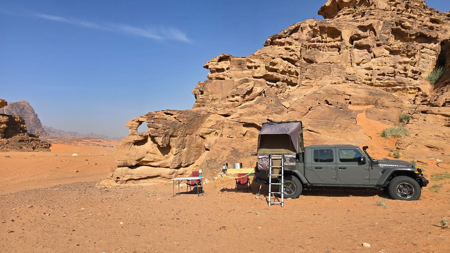 Jeep Gladiator 6132 miles, 16 countries, Qatar to the UK 20240502_083459
