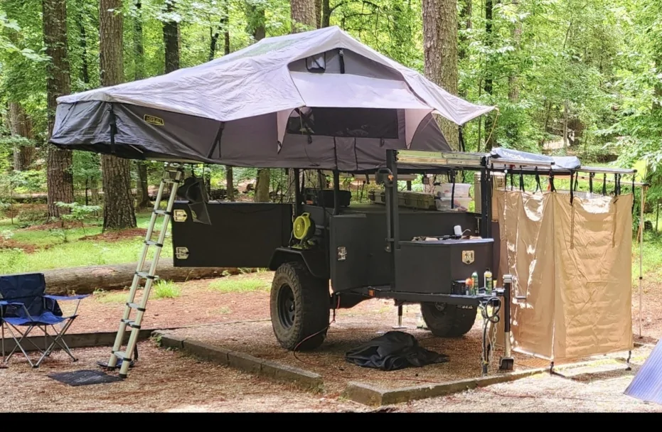 Jeep Gladiator Smittybilt Scout offroad trailer & RTT 15943