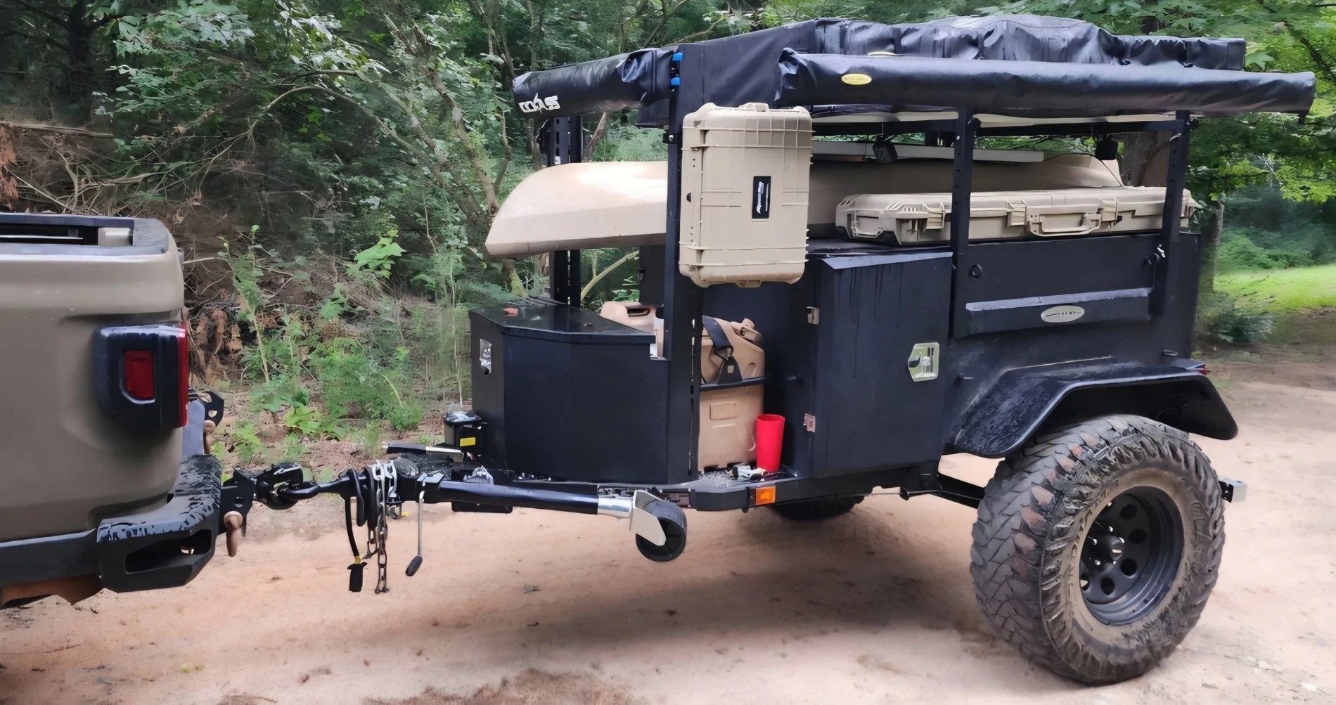 Jeep Gladiator Smittybilt Scout offroad trailer & RTT 15941