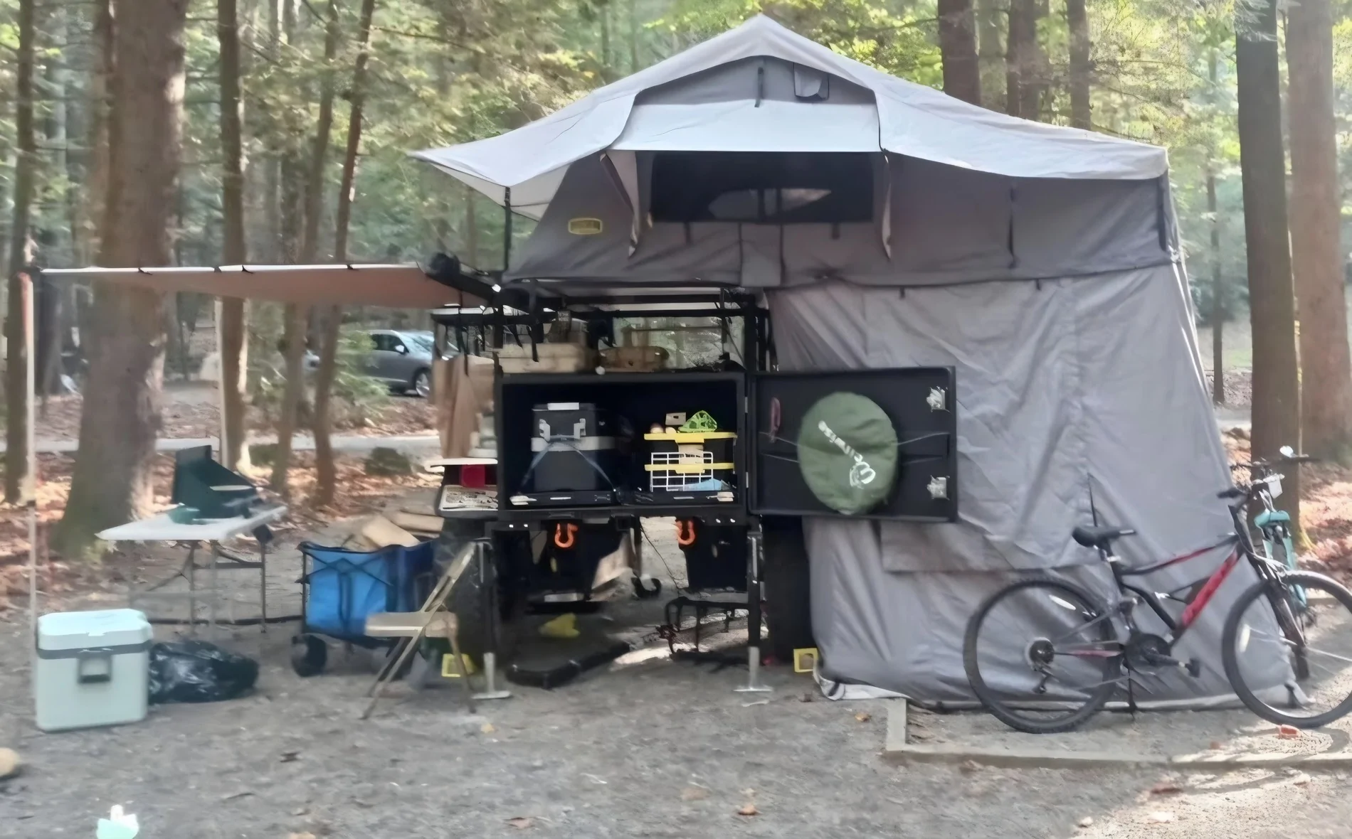 Jeep Gladiator Smittybilt Scout offroad trailer & RTT 15629