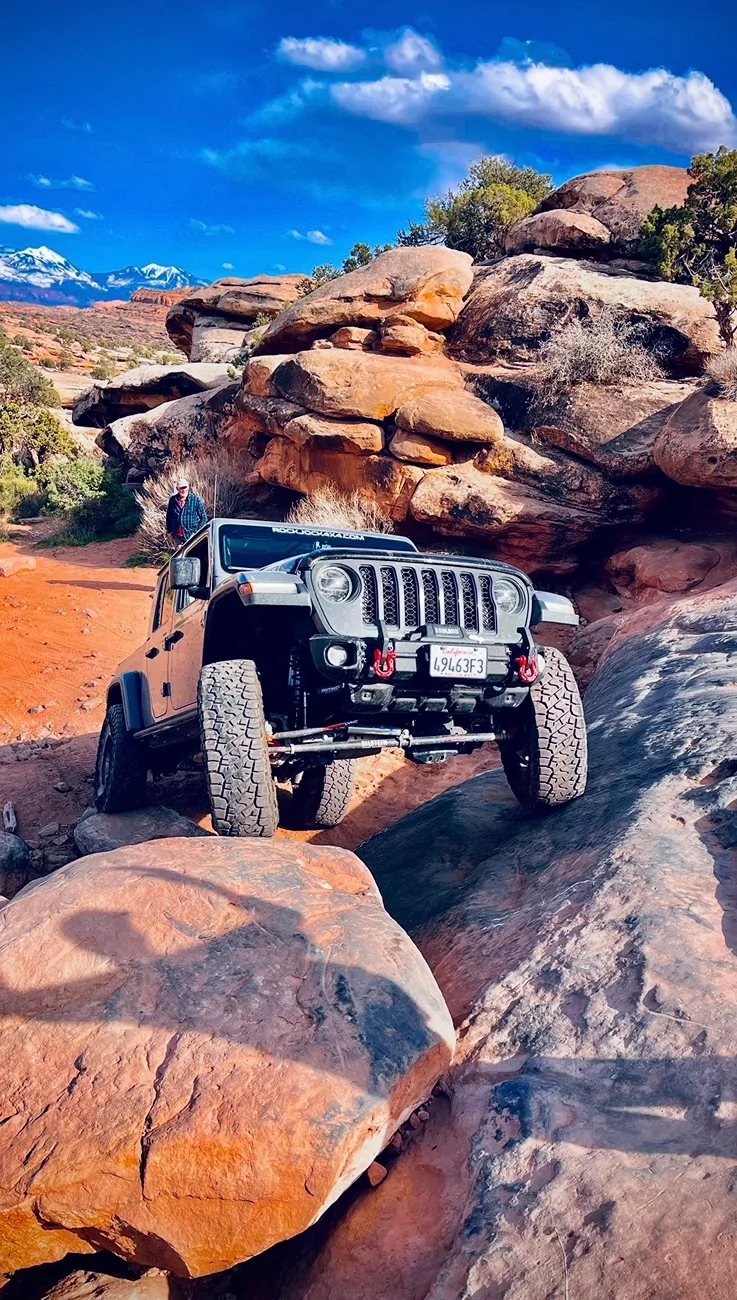 Jeep Gladiator Tips for pulling a 5x8 U-haul trailer w/ a Mojave X IMG_4391