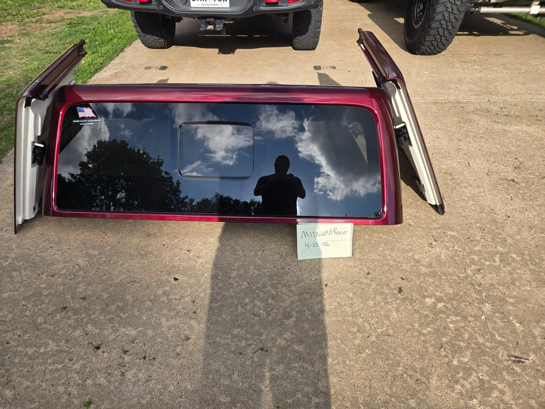 Jeep Gladiator Snazzberry jeep hard top 20260422_180526