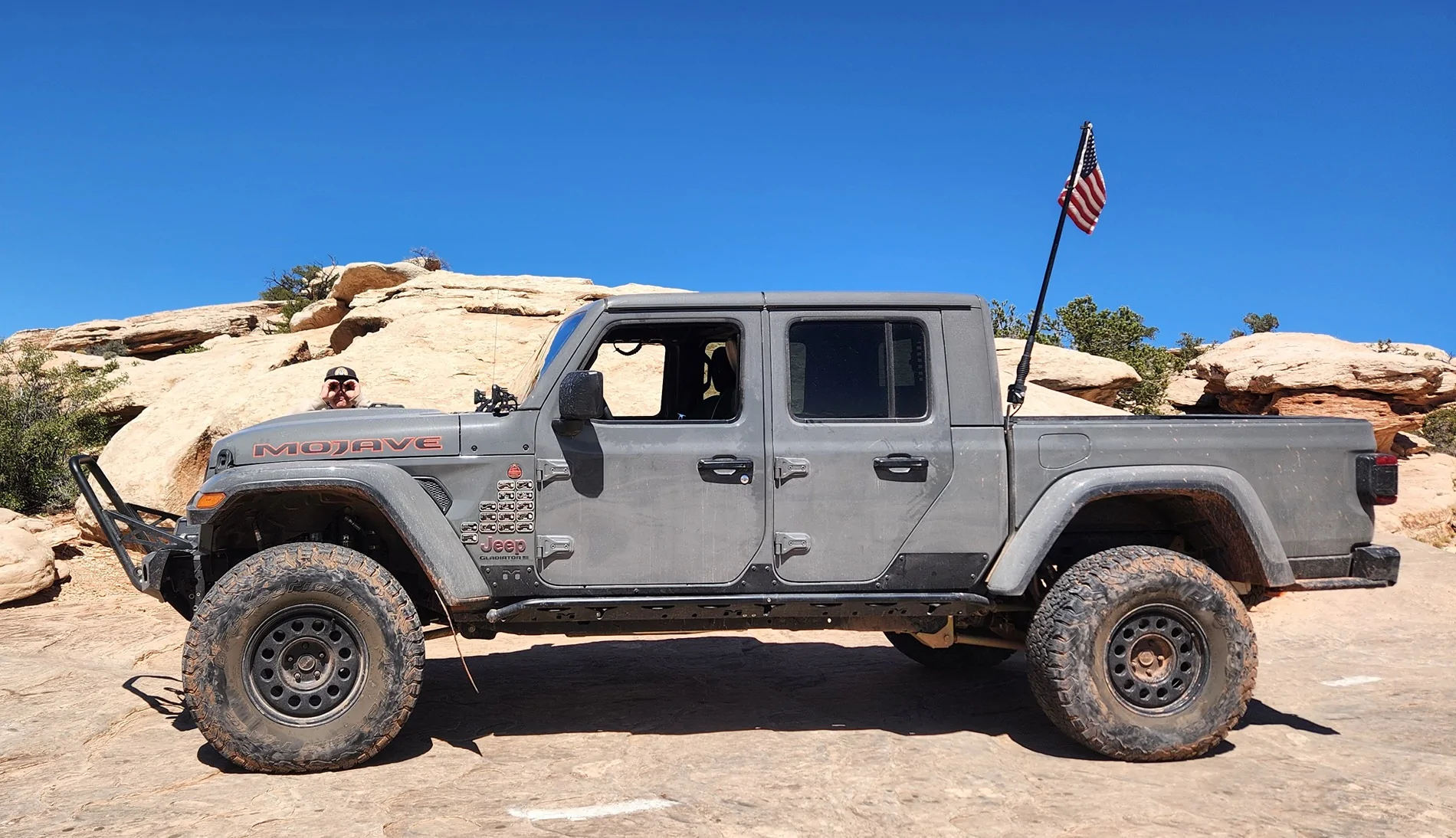 Jeep Gladiator 60th Easter Jeep Safari (Final) Day 5 - Moab Trifecta: Poison Spider Mesa, Golden Spike, Gold Bar Rim 20260403_124522