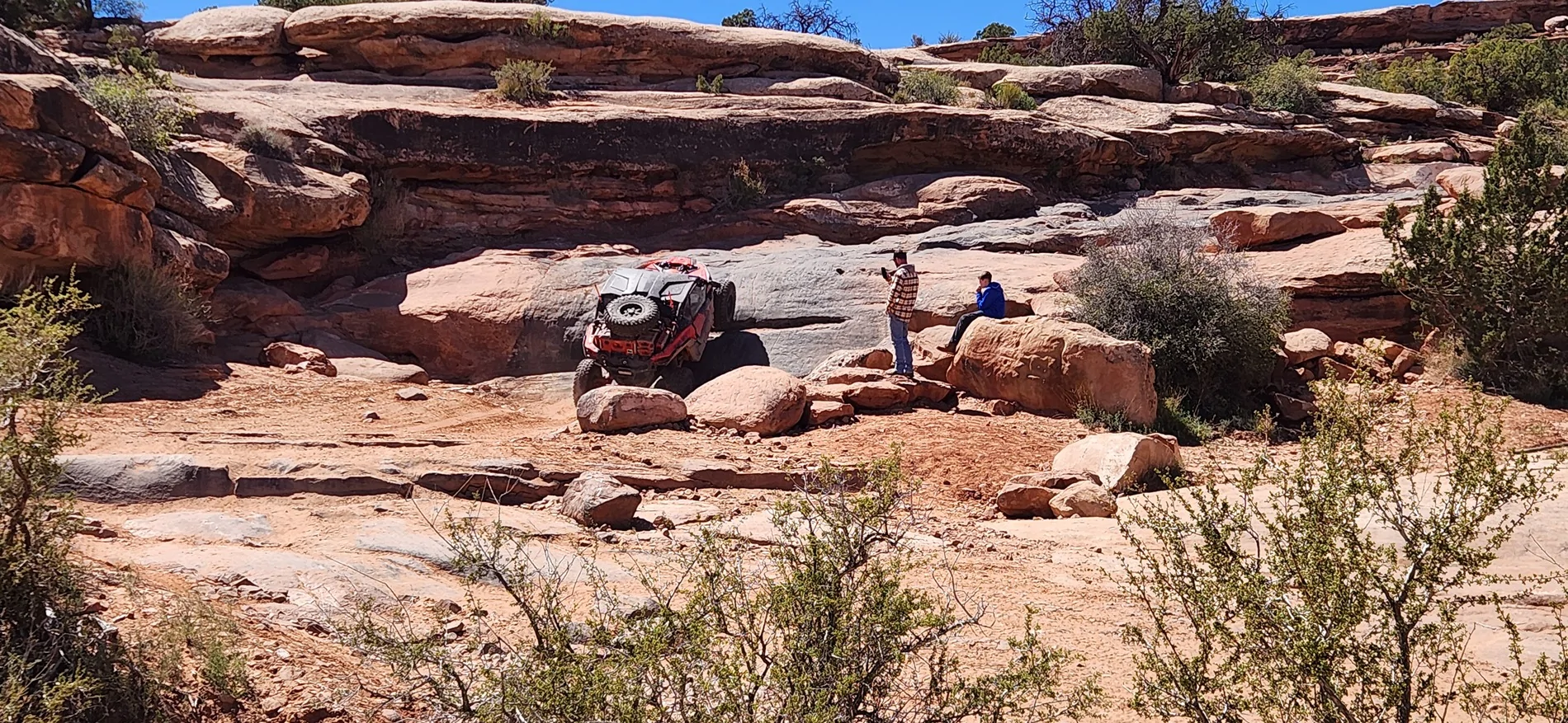 Jeep Gladiator 60th Easter Jeep Safari (Final) Day 5 - Moab Trifecta: Poison Spider Mesa, Golden Spike, Gold Bar Rim 20260403_140331