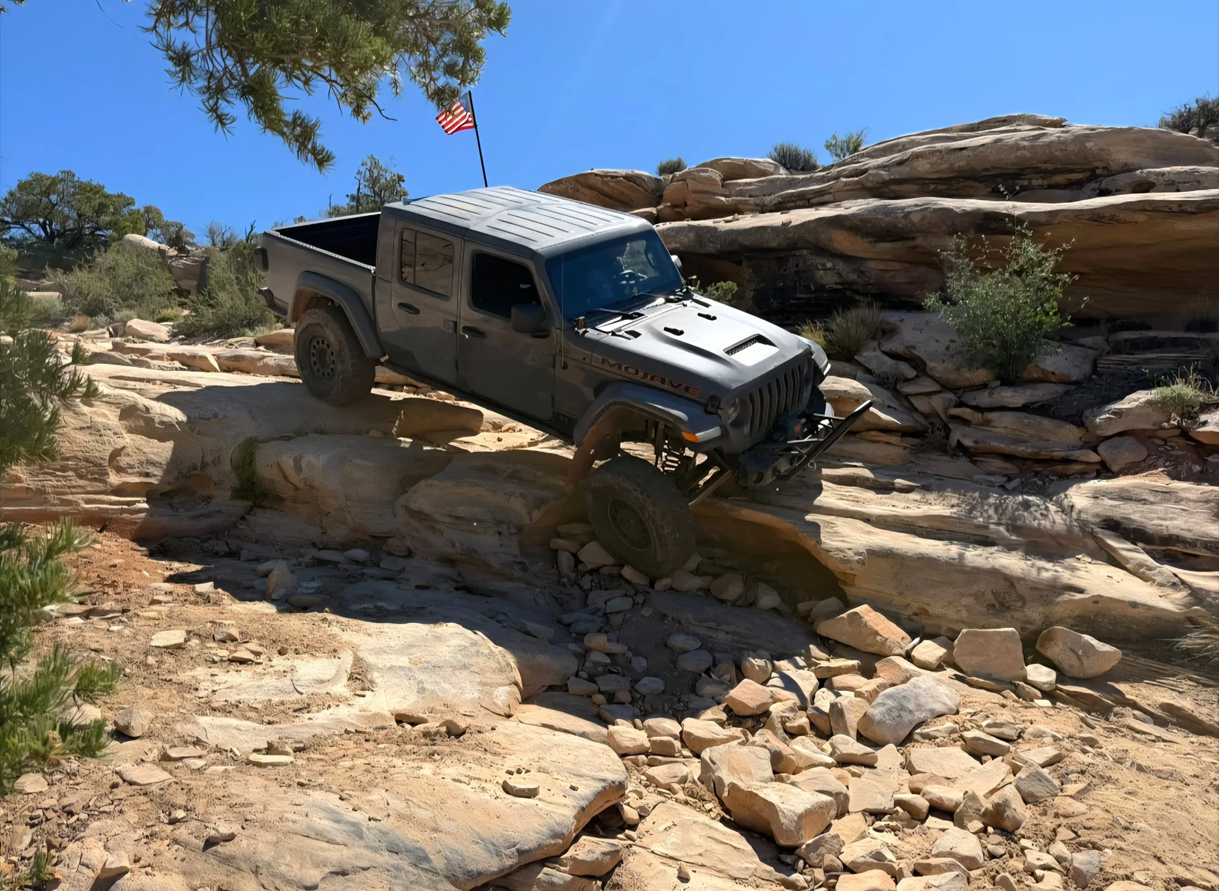 Jeep Gladiator 60th Easter Jeep Safari (Final) Day 5 - Moab Trifecta: Poison Spider Mesa, Golden Spike, Gold Bar Rim 1000011449