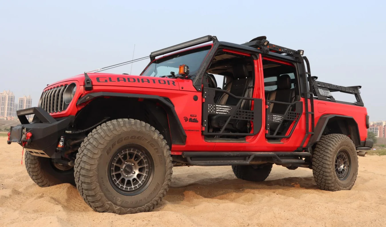 Jeep Gladiator [NEW] 🔥 DIY Paintable + Tactical Molle Panels Tube Doors for Jeep! _17769462416389