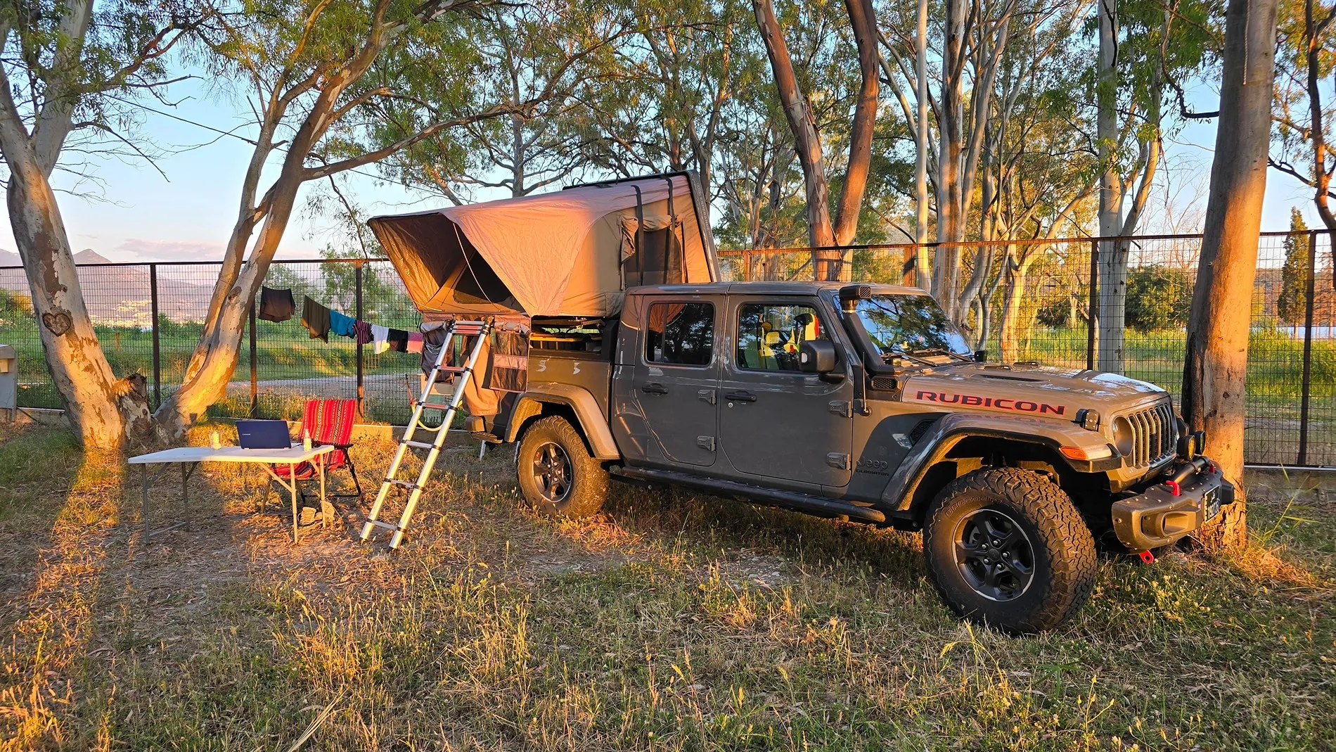 Jeep Gladiator 6132 miles, 16 countries, Qatar to the UK 20240512_202331