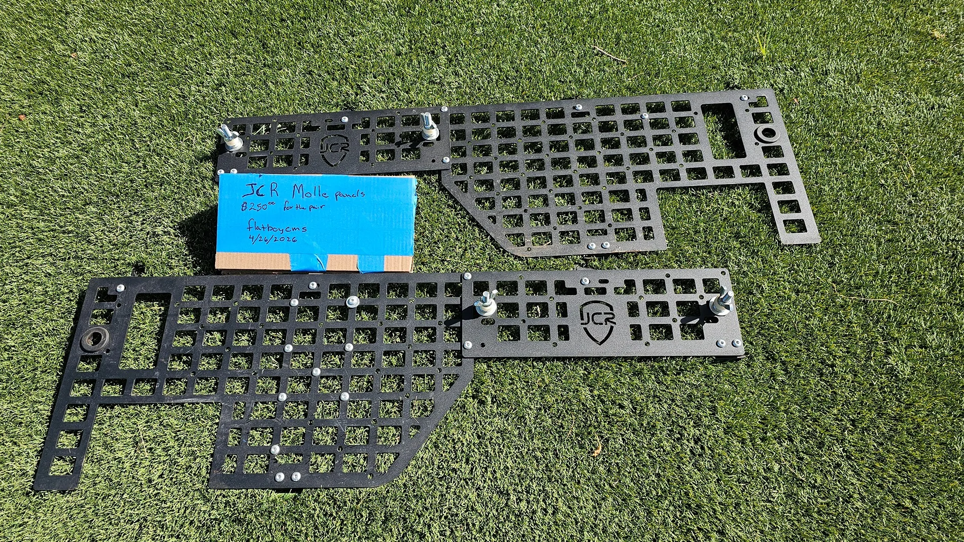 Jeep Gladiator JCR Molle bed side panels (1 pair) $250.obo 20260426_161033