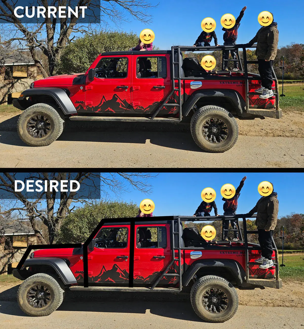 Jeep Gladiator Steel Vs Aluminum Bumper For Exo Cage (Is jeep too heavy?) before-after