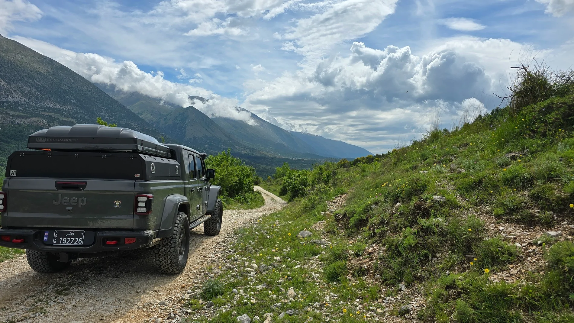 Jeep Gladiator 6132 miles, 16 countries, Qatar to the UK 20240514_110821