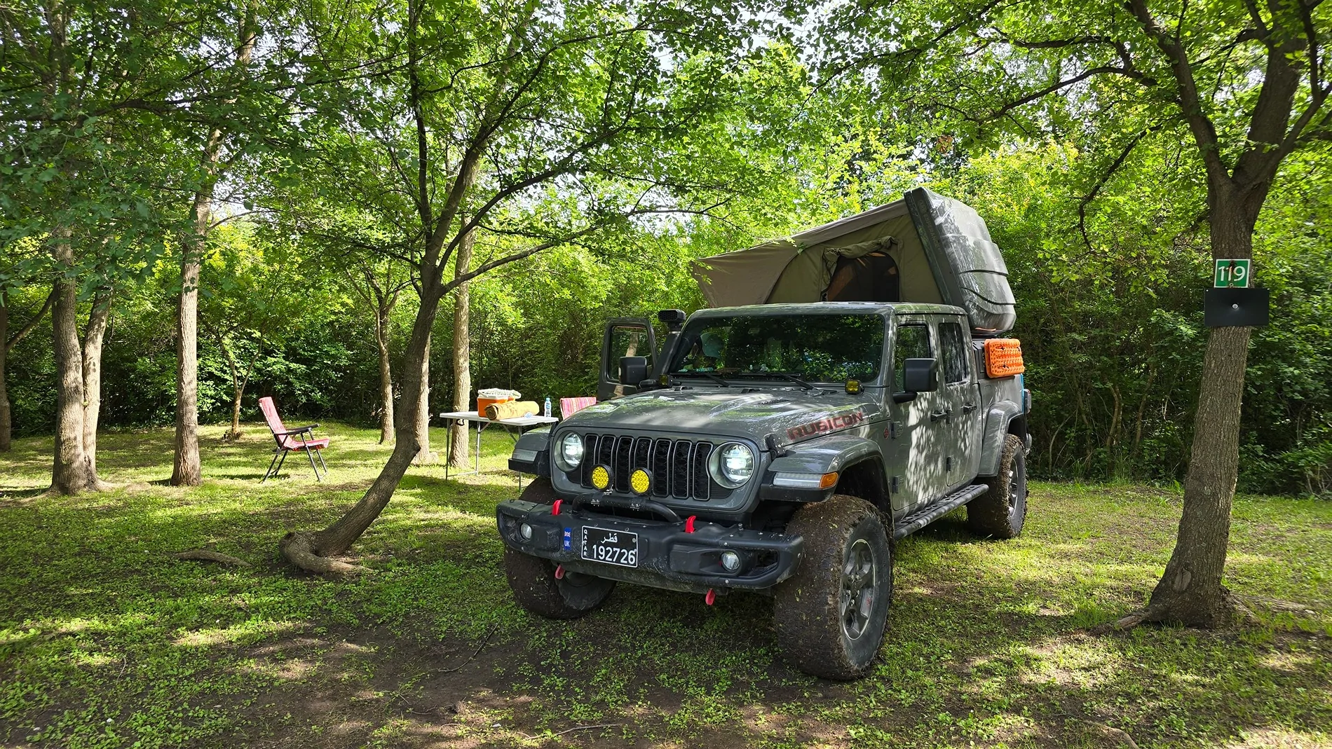 Jeep Gladiator 6132 miles, 16 countries, Qatar to the UK 20240516_161626