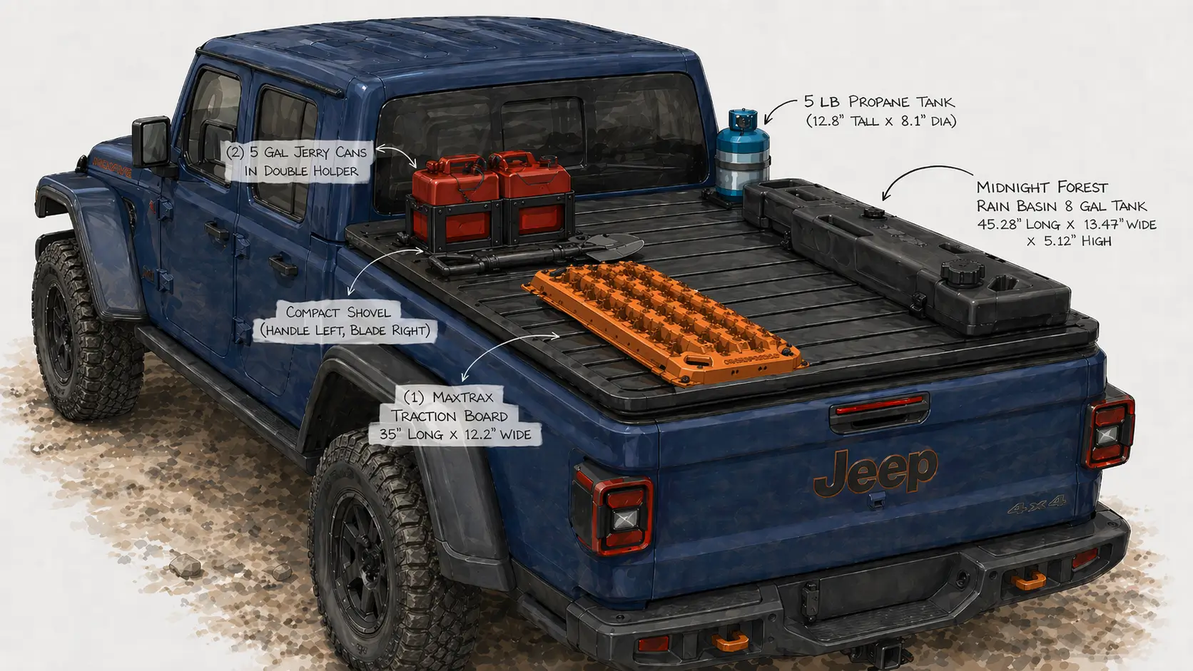 Jeep Gladiator SmarTOP aka Tourtop tourto