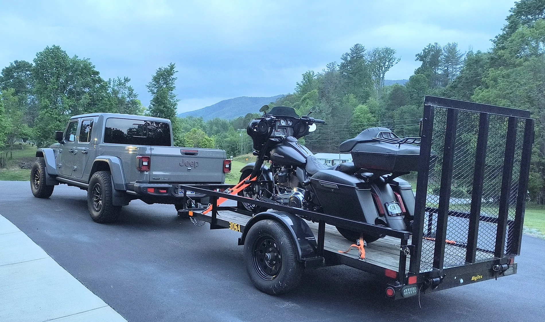 Jeep Gladiator Tips for pulling a 5x8 U-haul trailer w/ a Mojave X IMG_20260428_202054710