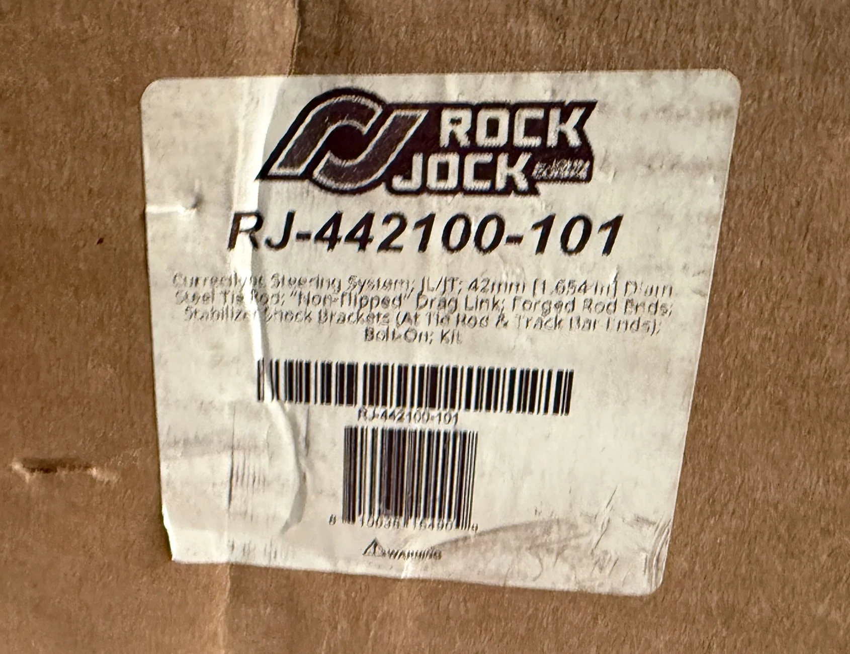 Jeep Gladiator Rock Jock JL/JT Currectlync Steering System RJ-442100-101 NEW IN BOX! IMG_7668