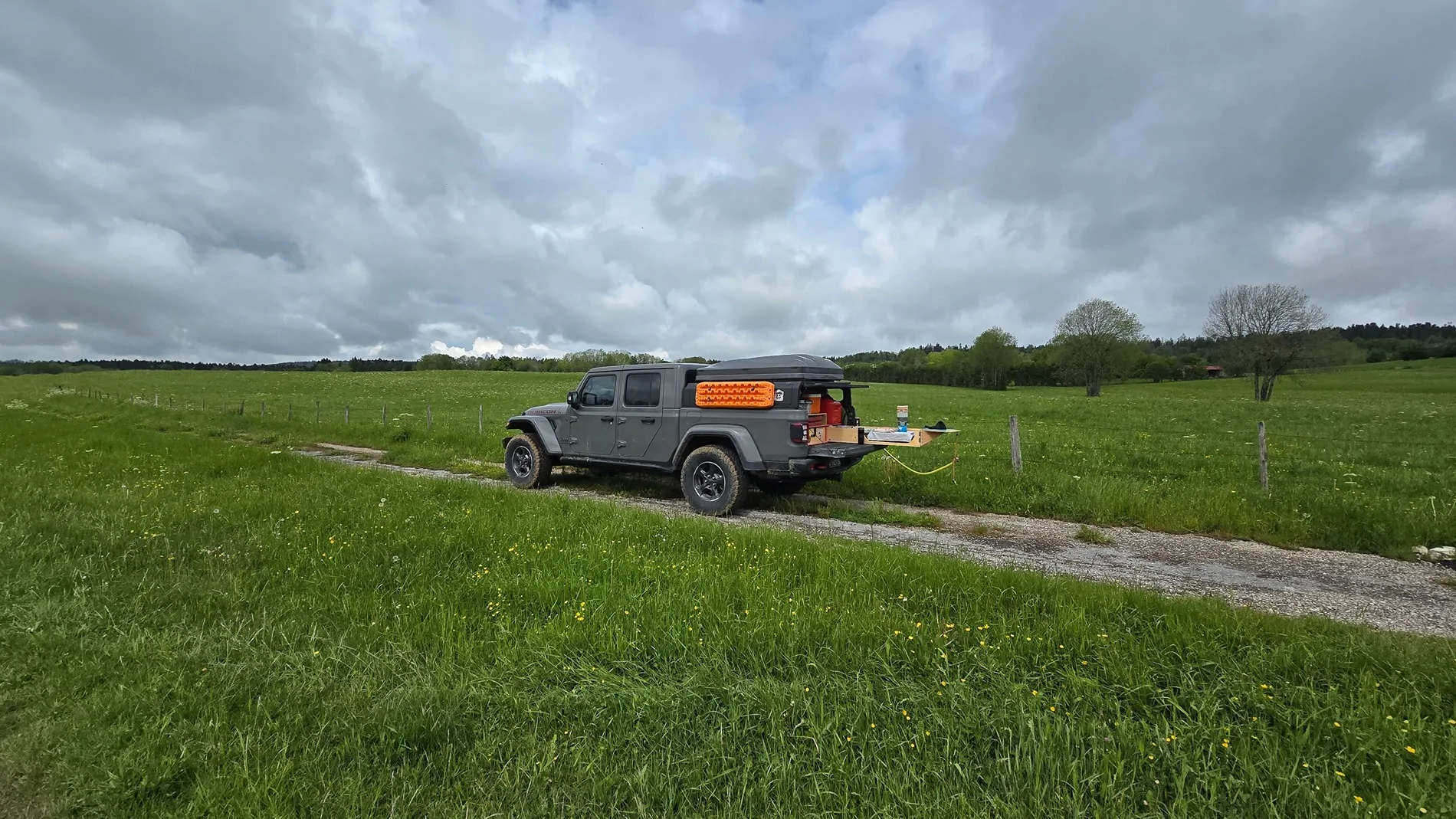Jeep Gladiator 6132 miles, 16 countries, Qatar to the UK 20240523_110849