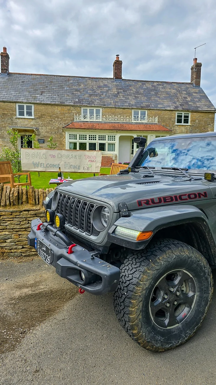 Jeep Gladiator 6132 miles, 16 countries, Qatar to the UK 20240524_163131