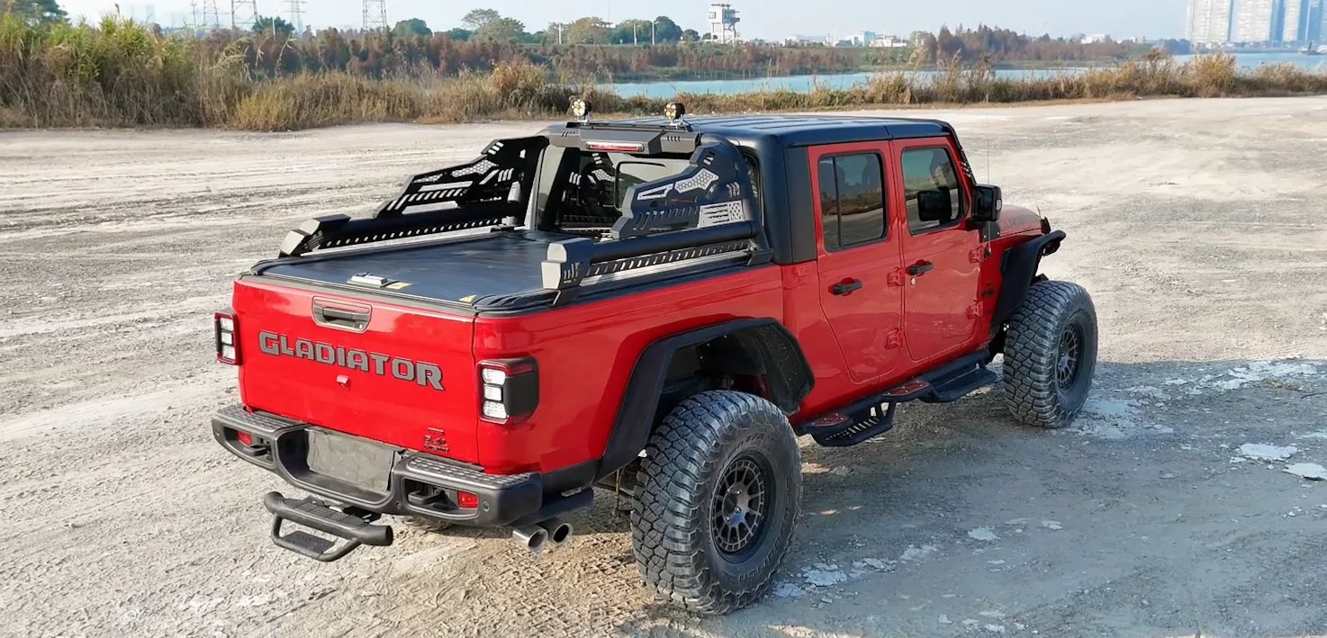 Jeep Gladiator [NEW] Universal Roll Bar: Retractable Cover Compatible! 🔥 _17777385027549