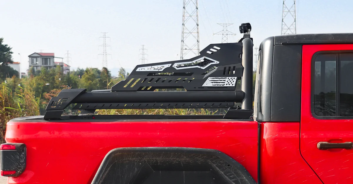 Jeep Gladiator [NEW] Universal Roll Bar: Retractable Cover Compatible! 🔥 ATEARBC14-2