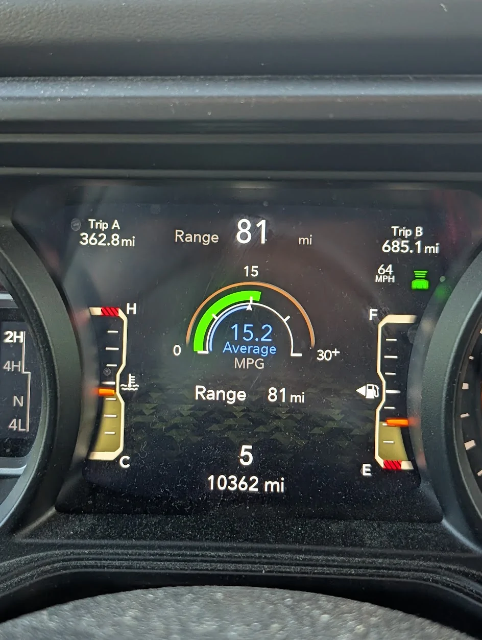 Jeep Gladiator Does Jeep purposely design their vehicles to get 19 mpg? 1777944878560-fy