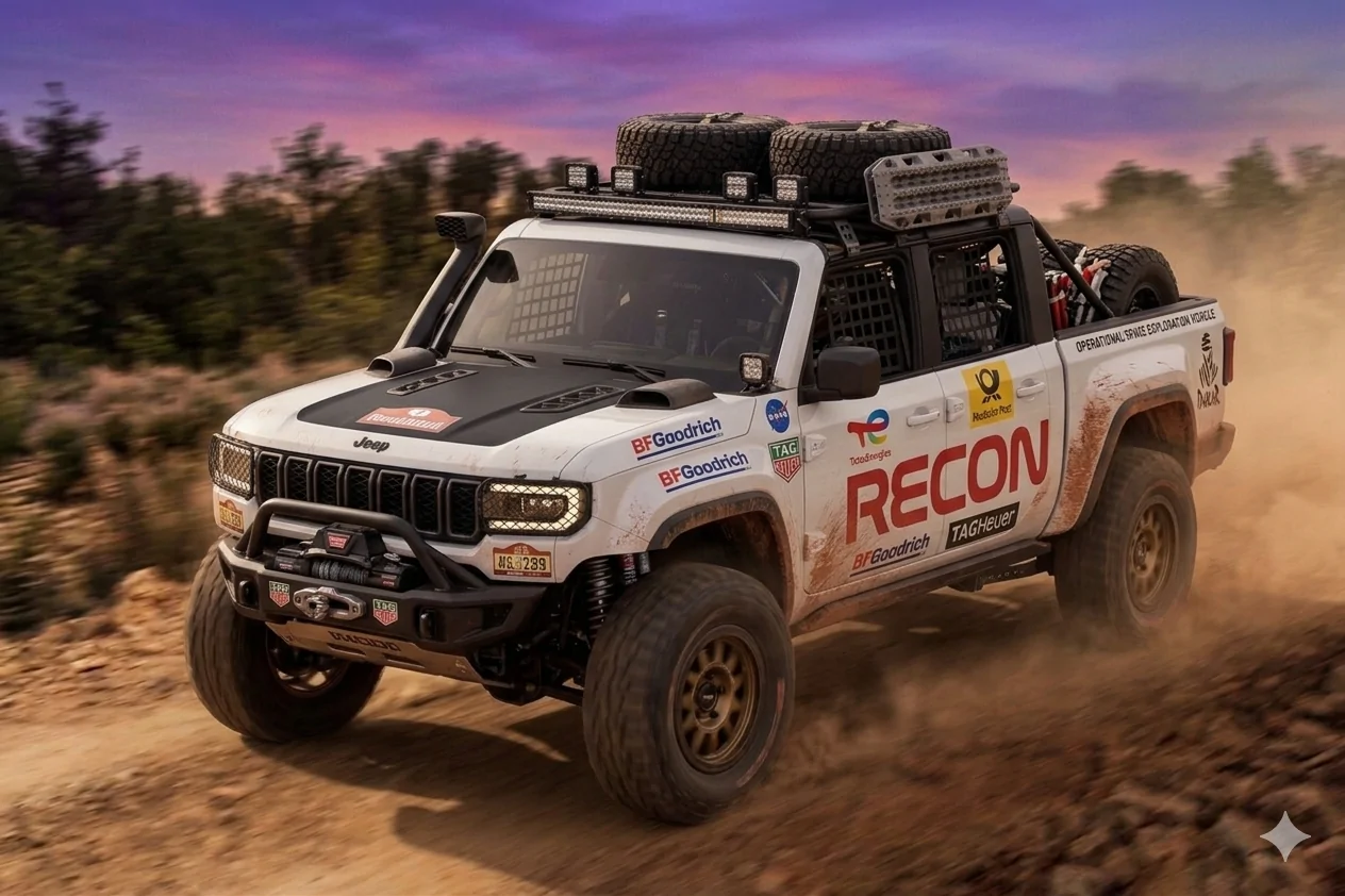 Jeep Gladiator What if Jeep switched from Wrangler based to Recon? Rally