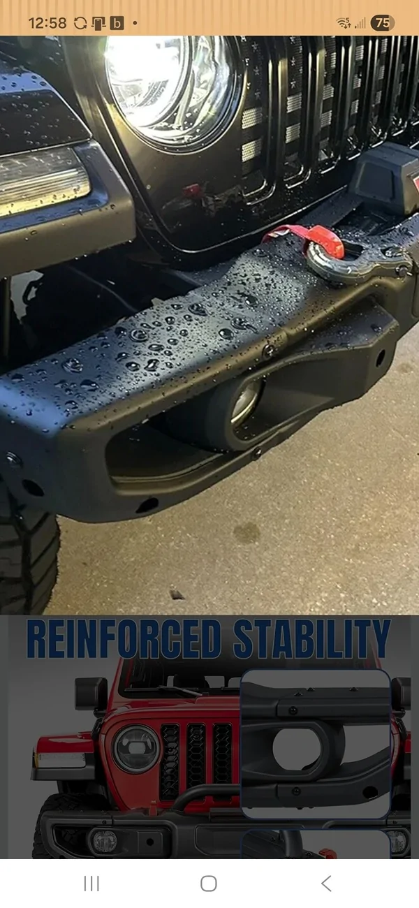 Jeep Gladiator Amazon knock-off OEM Rubicon front bumber Screenshot_20260509_125847_Amazon Shopping