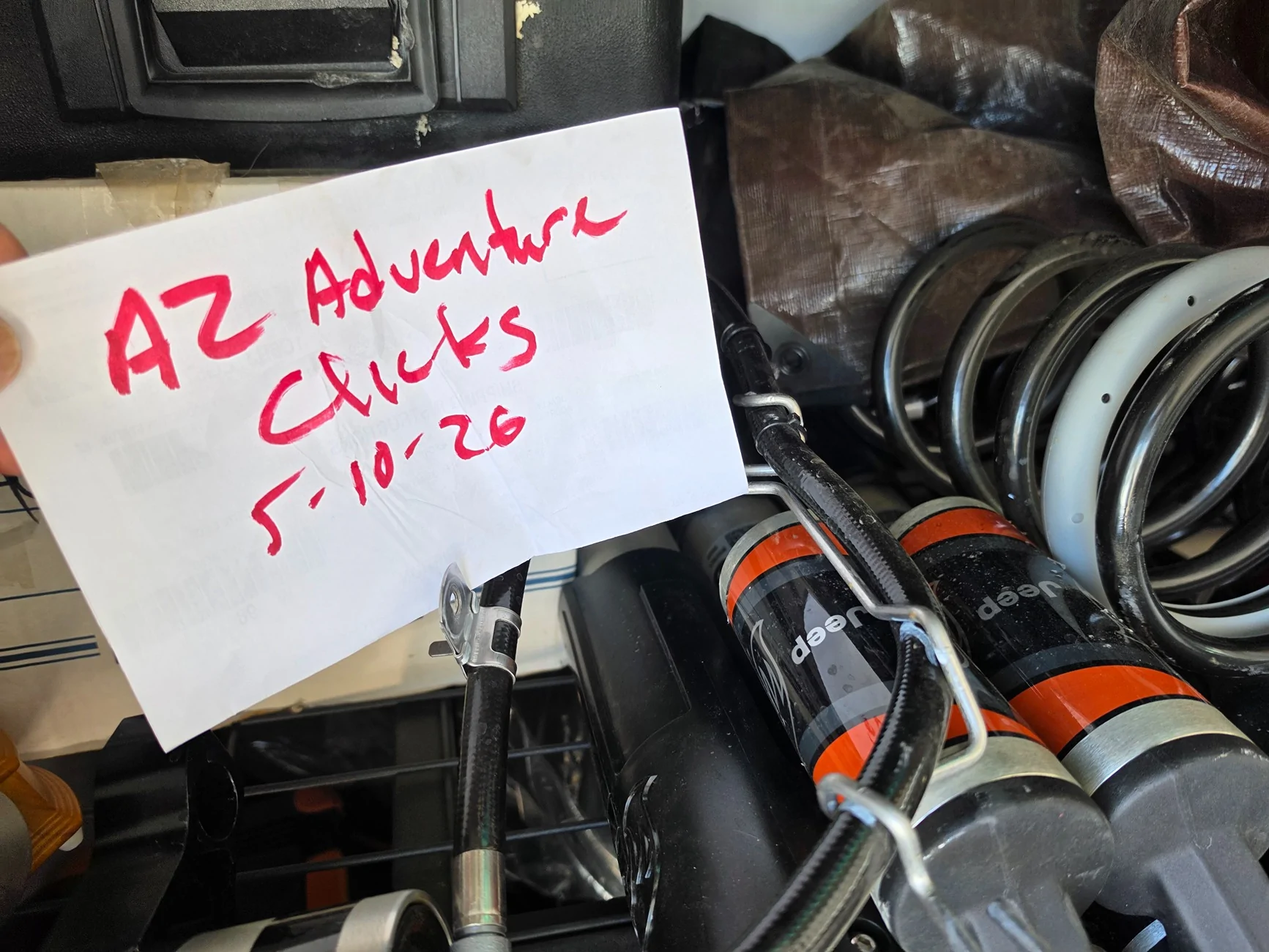 Jeep Gladiator OEM Mojave X Shocks less than 50mi 20260510_113307